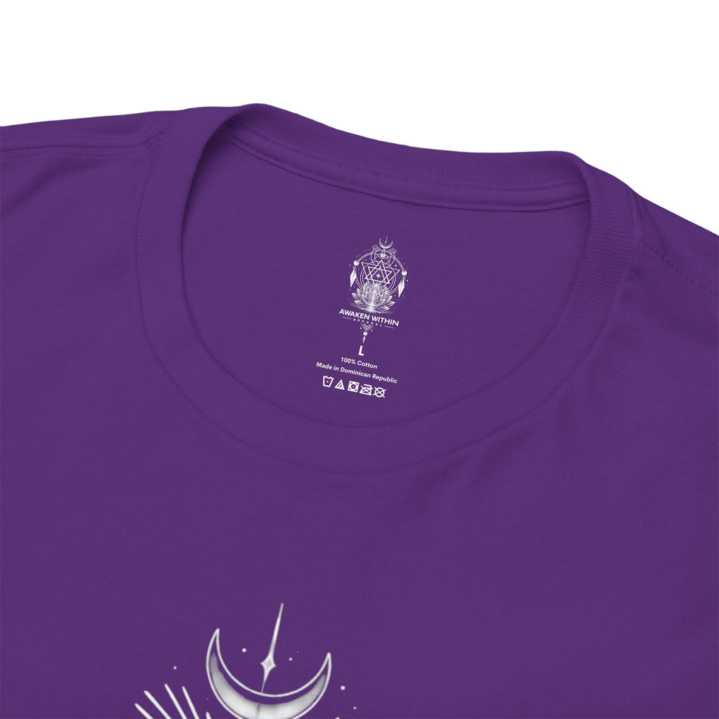 'Awaken Within' Spiritual Lotus Sacred Geometry T-Shirt