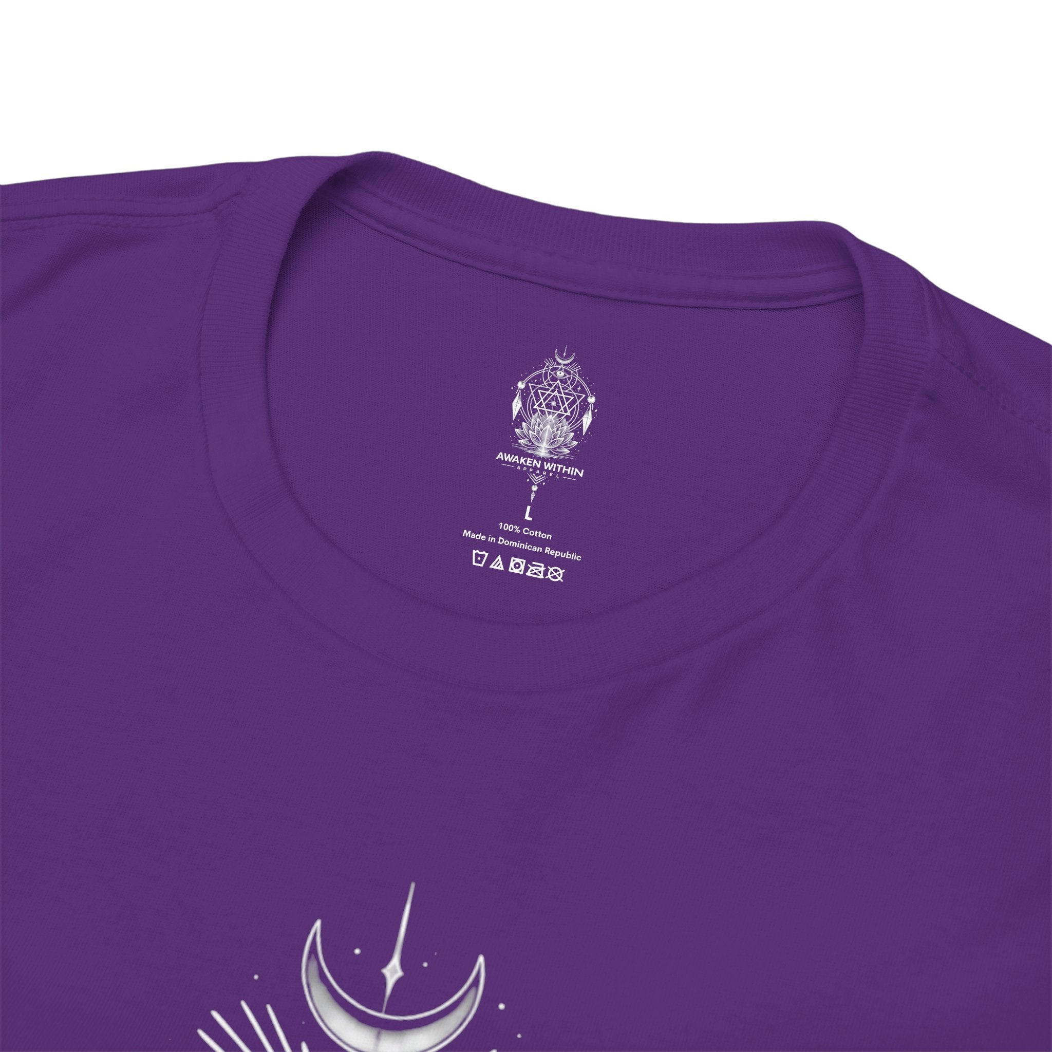 'Awaken Within' Spiritual Lotus Sacred Geometry T-Shirt