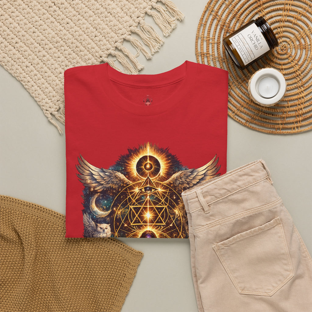 'Anchored, Protected, Guided' Sacred Geometry T-Shirt