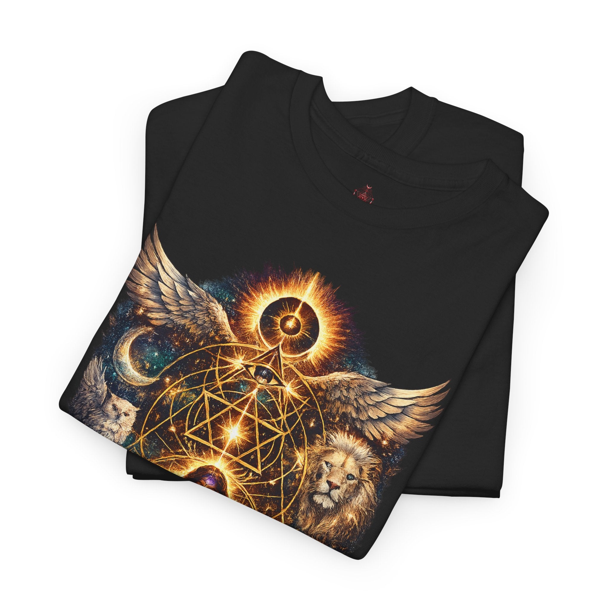 'Anchored, Protected, Guided' Sacred Geometry T-Shirt
