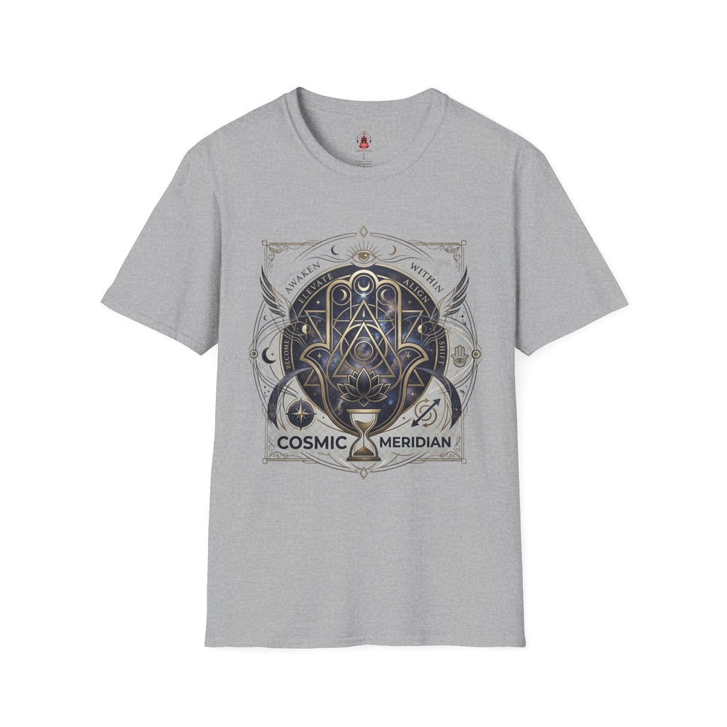 Cosmic Meridian Spiritual Graphic T-Shirt