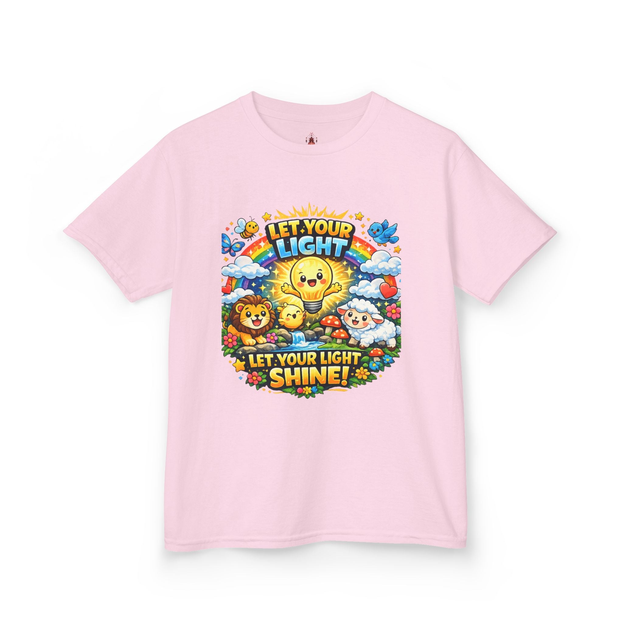 'Let Your Light Shine' Kids Sunshine Graphic T-Shirt