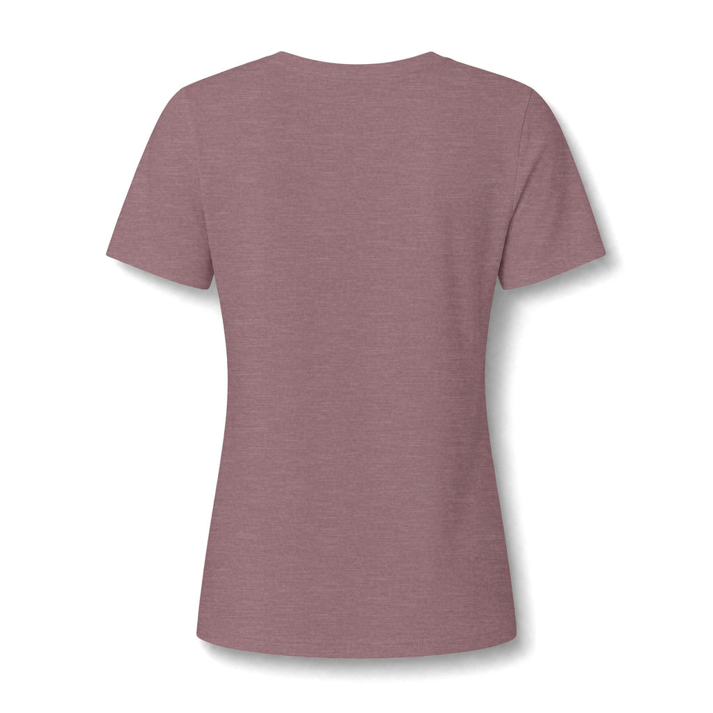AWA Floral Crest V-Neck Tee