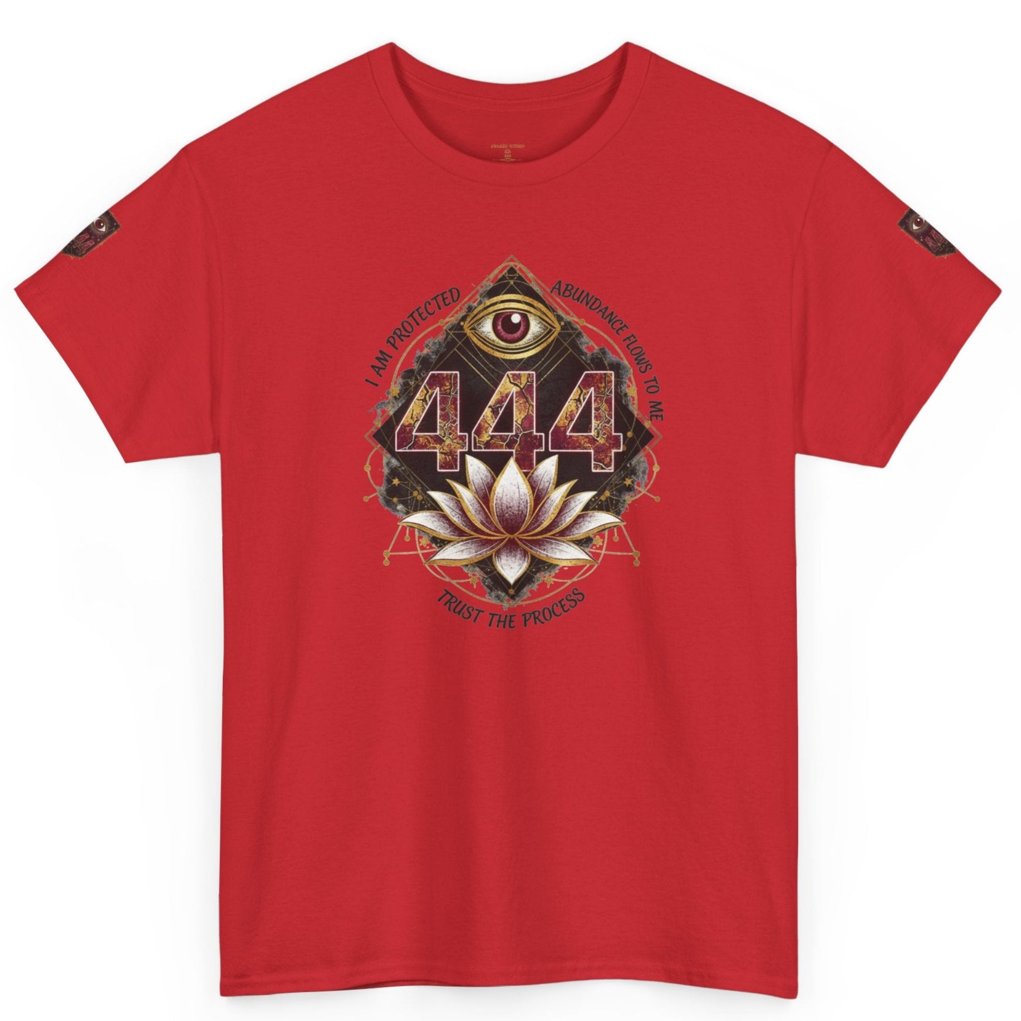 Spade Lotus 444 T-Shirt – Spiritual Eye Graphic Tee | Awaken Within Apparel