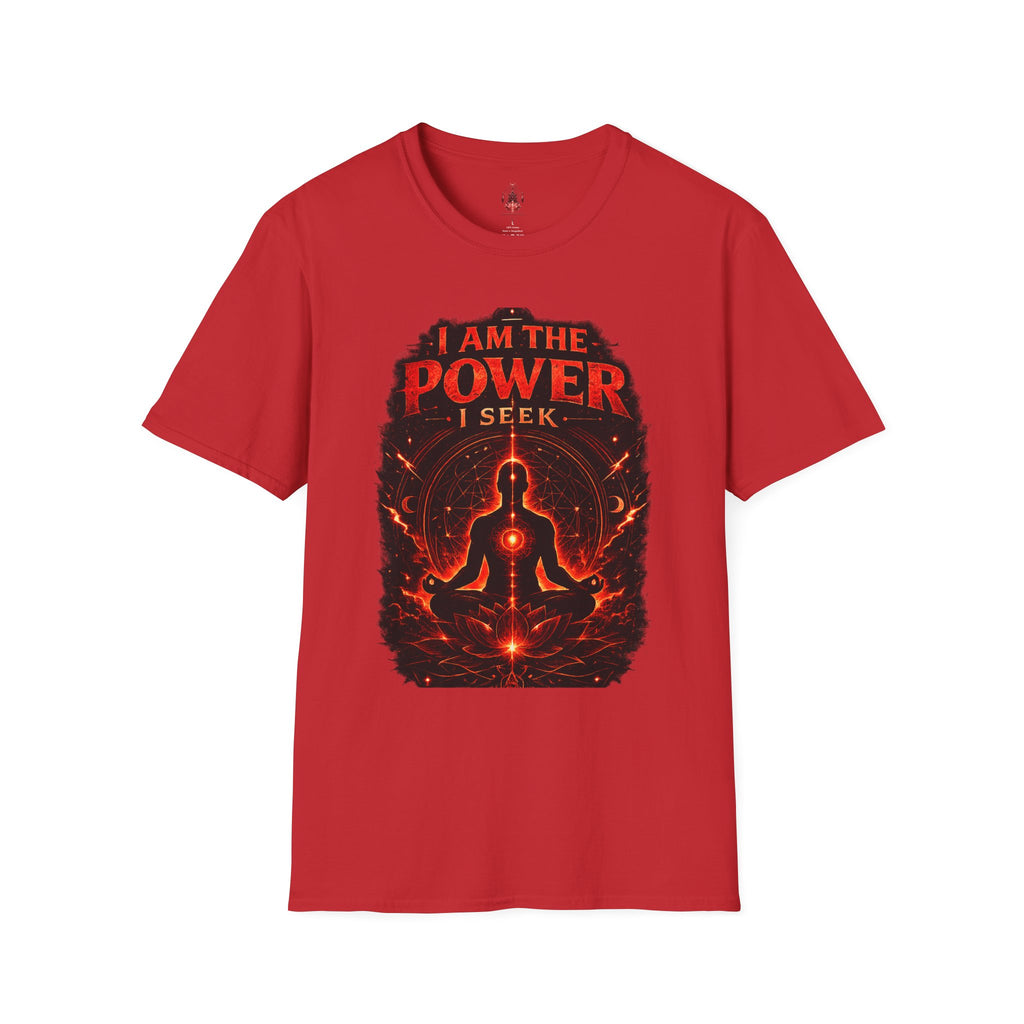 I Am The Power I Seek T-Shirt — Meditation & Empowerment Spiritual Tee - Awaken Within Apparel