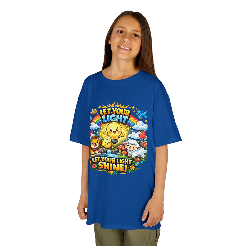'Let Your Light Shine' Kids Sunshine Graphic T-Shirt