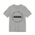 AWA Circle Logo Tee — Minimalist Brand Graphic T-Shirt