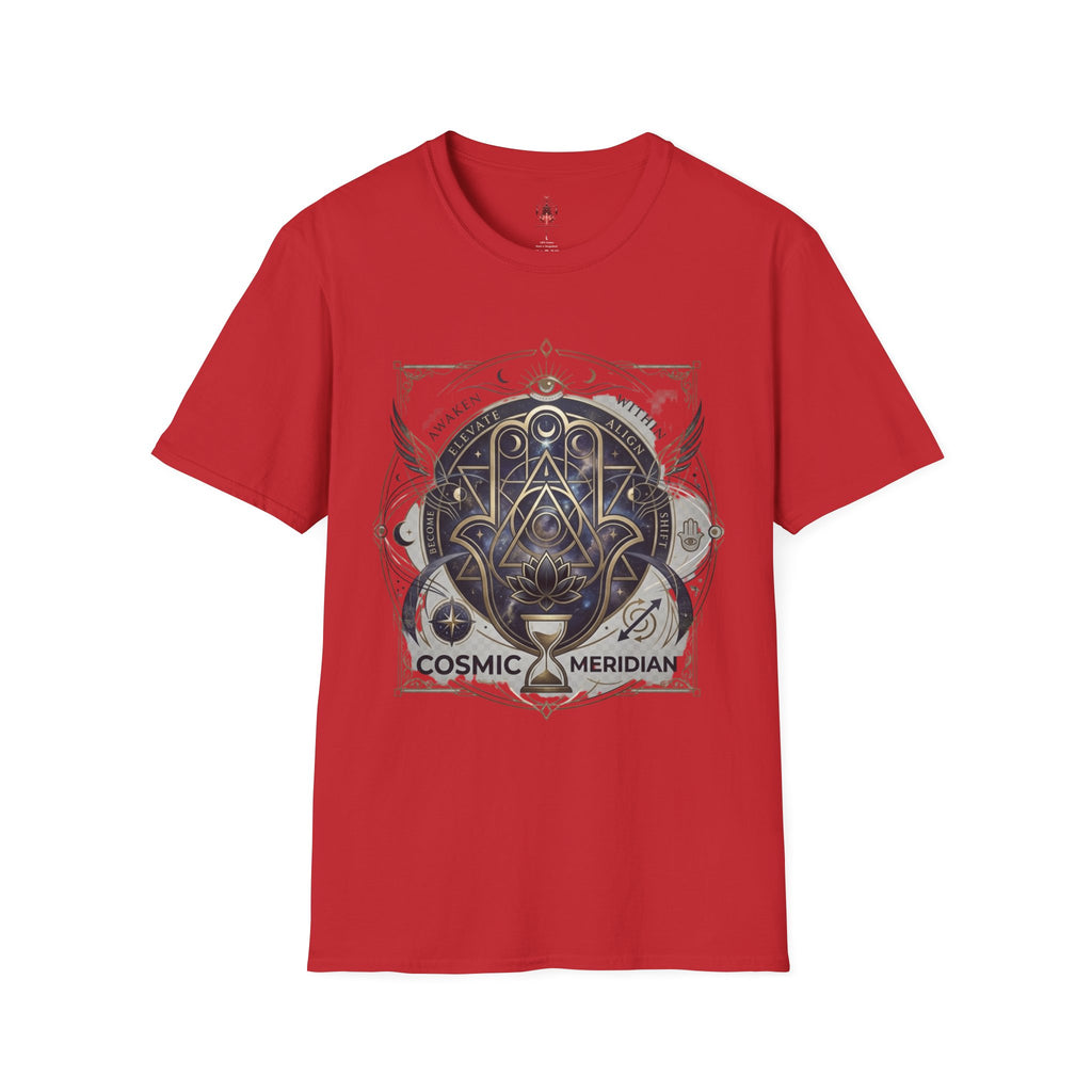 Cosmic Meridian Spiritual Graphic T-Shirt