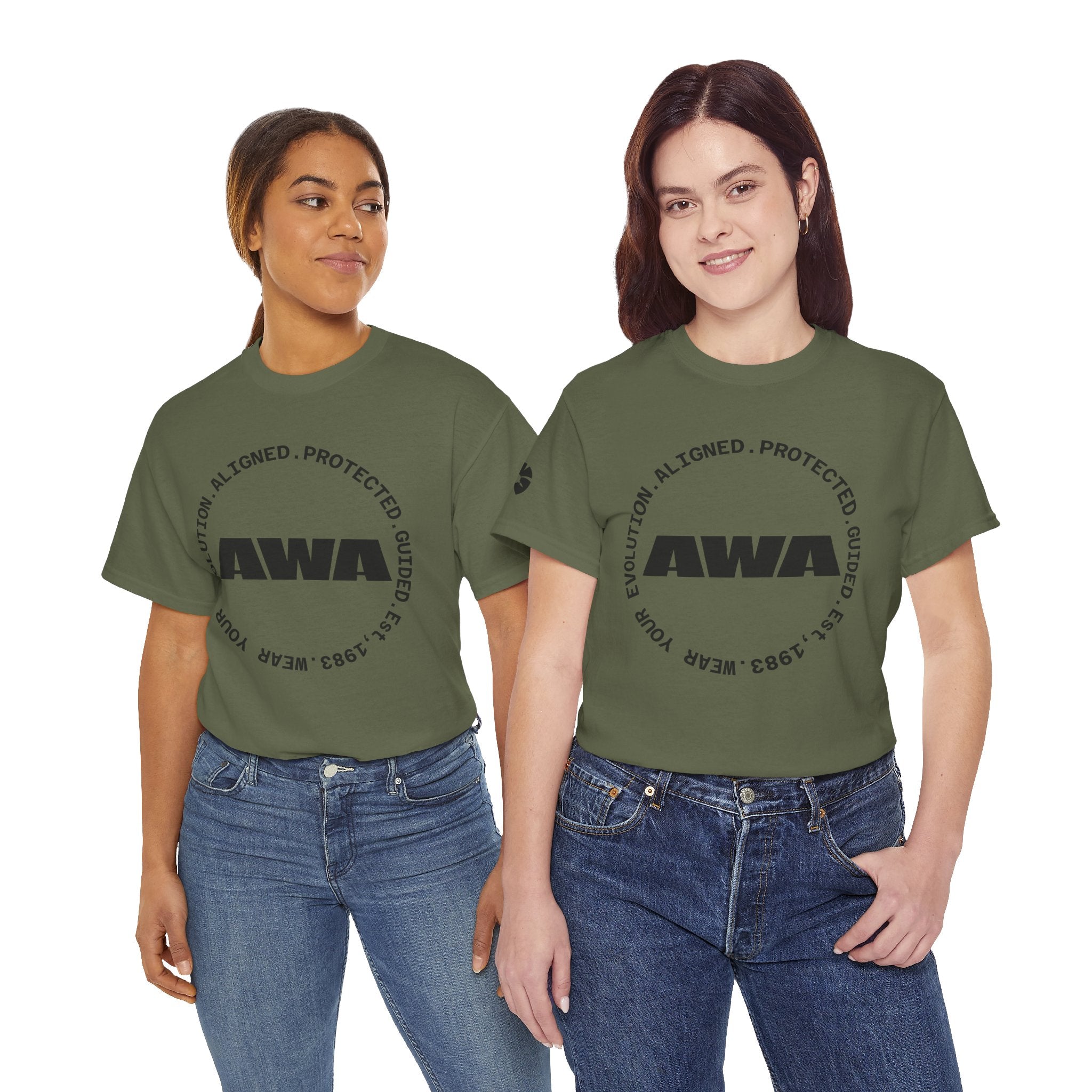 AWA Logo Tee — Minimalist Graphic Cotton T-Shirt - Awaken Within Apparel