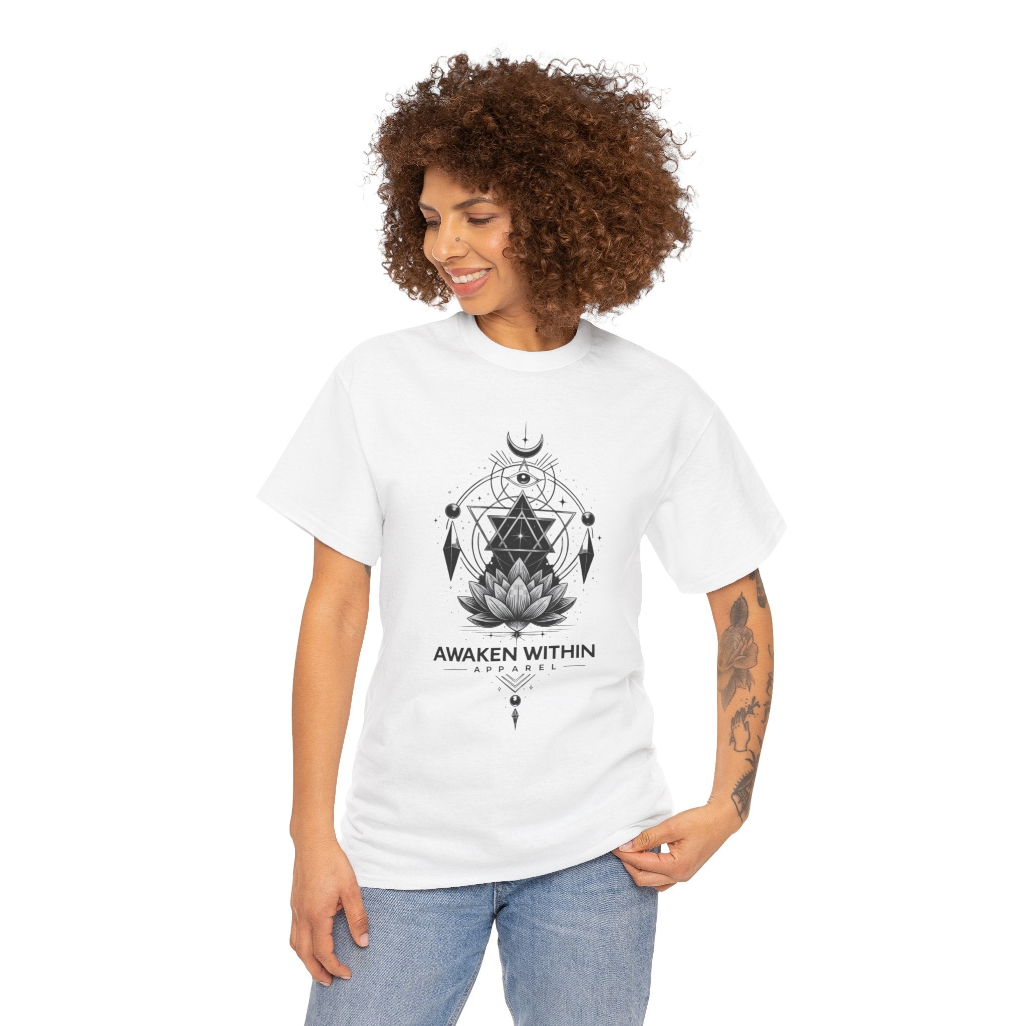 Lotus Tee — Spiritual Geometry T-Shirt