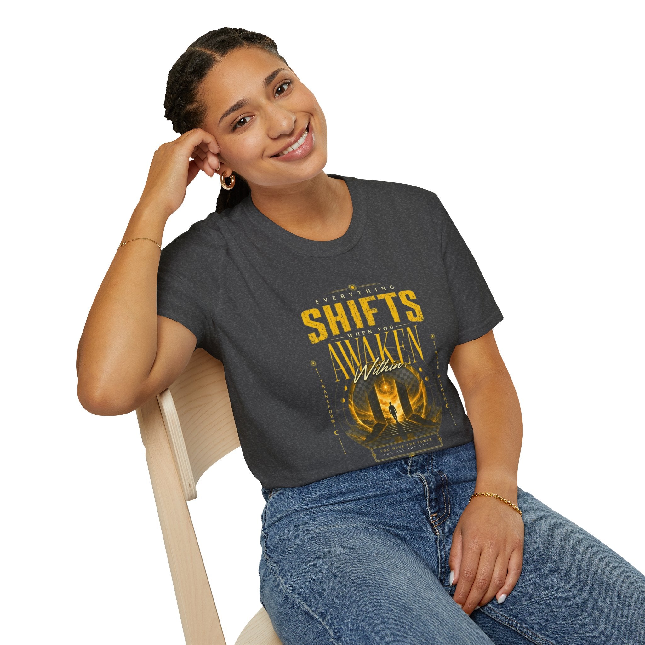 Shifts Awaken T-Shirt — Spiritual Awakening Graphic Tee - Awaken Within Apparel