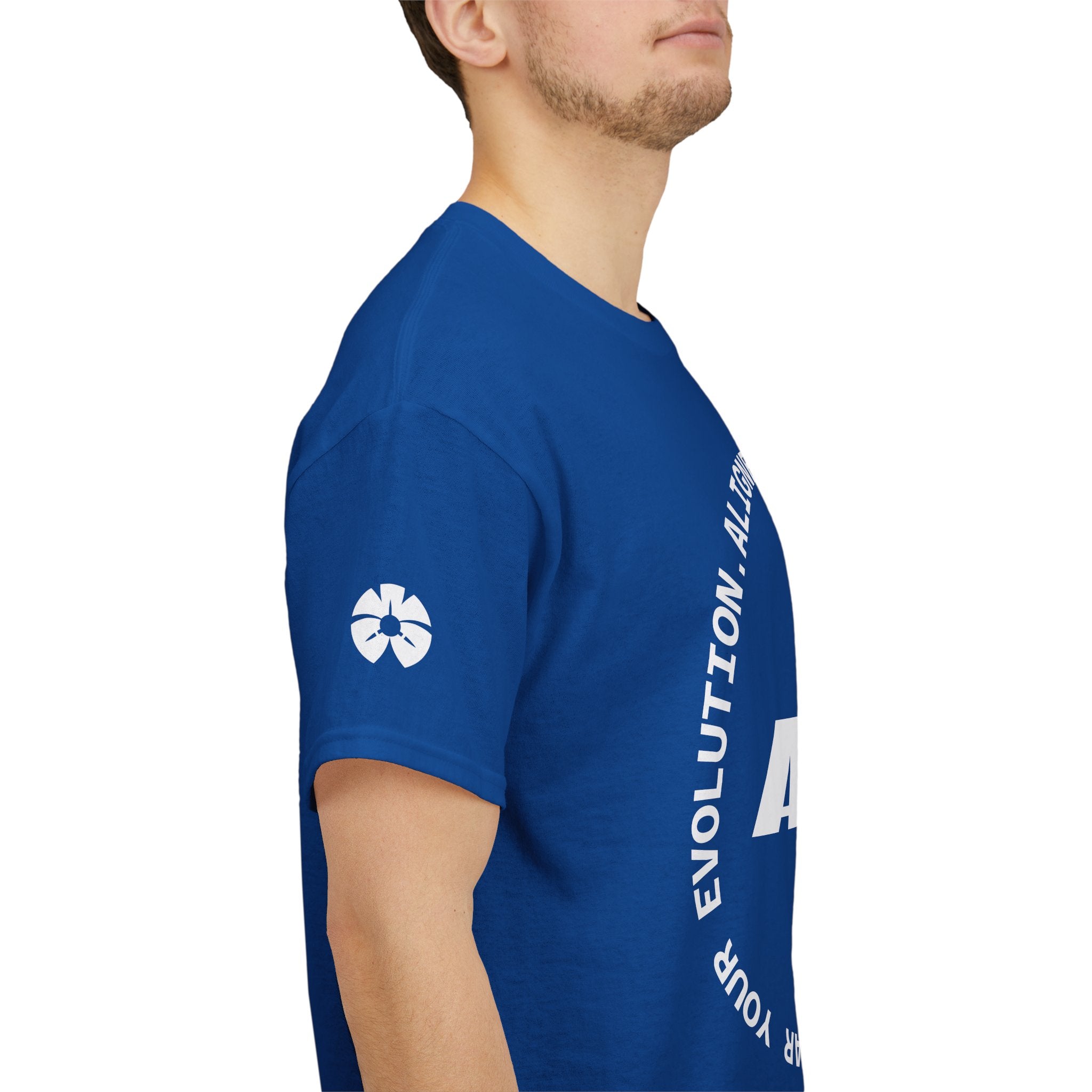 AWA Circle Logo Tee — Bold Black Graphic T‑Shirt with 'AWA' Emblem