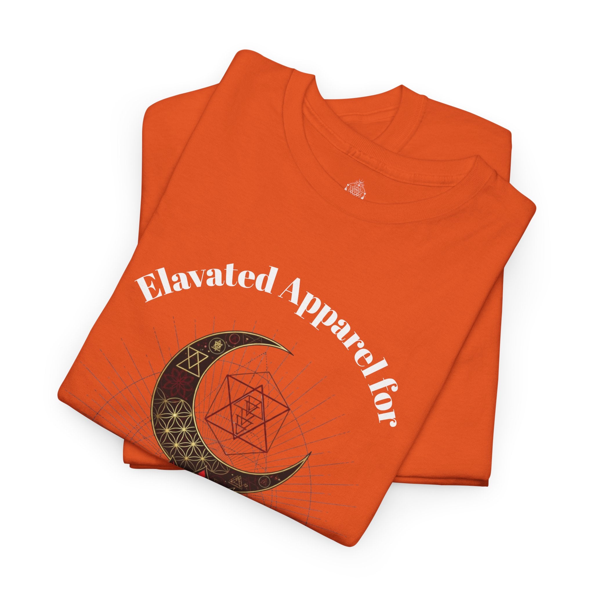 Elevated Minds Lotus Tee — Spiritual Graphic T-Shirt with Moon & Lotus - Awaken Within Apparel