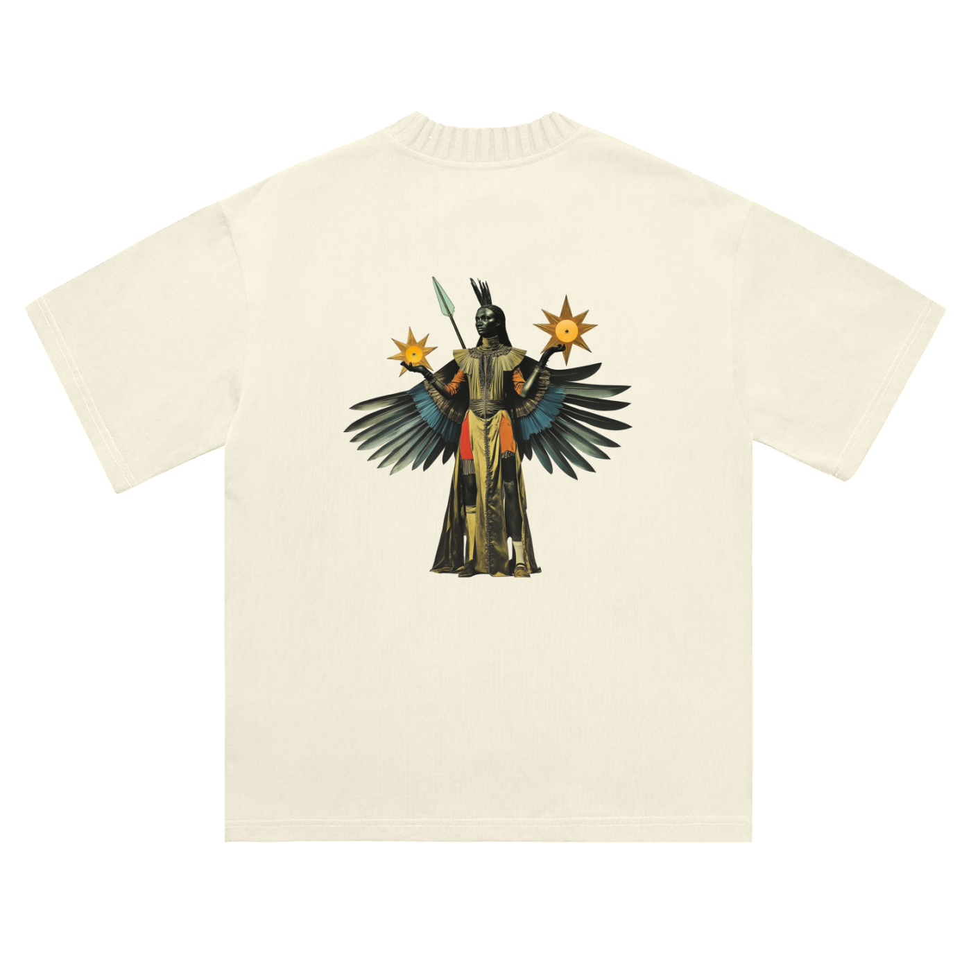 AmaruKhan Hebrews Heavyweight Knitted Round Neck T-Shirt