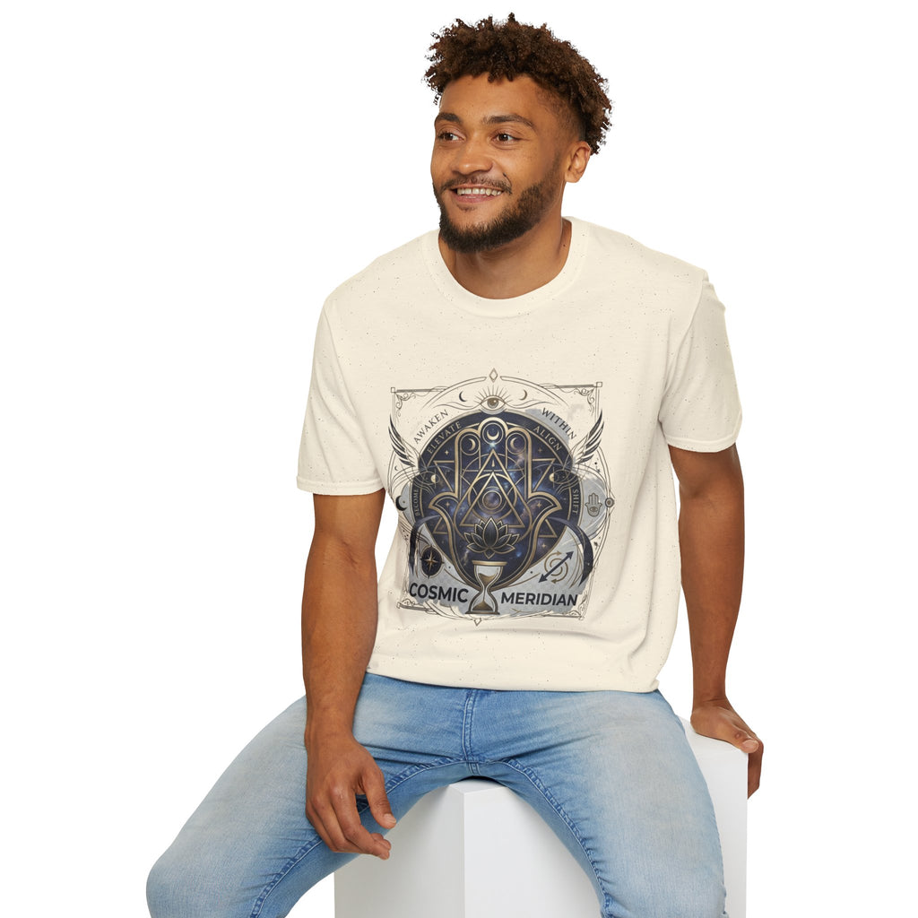 Cosmic Meridian Spiritual Graphic T-Shirt