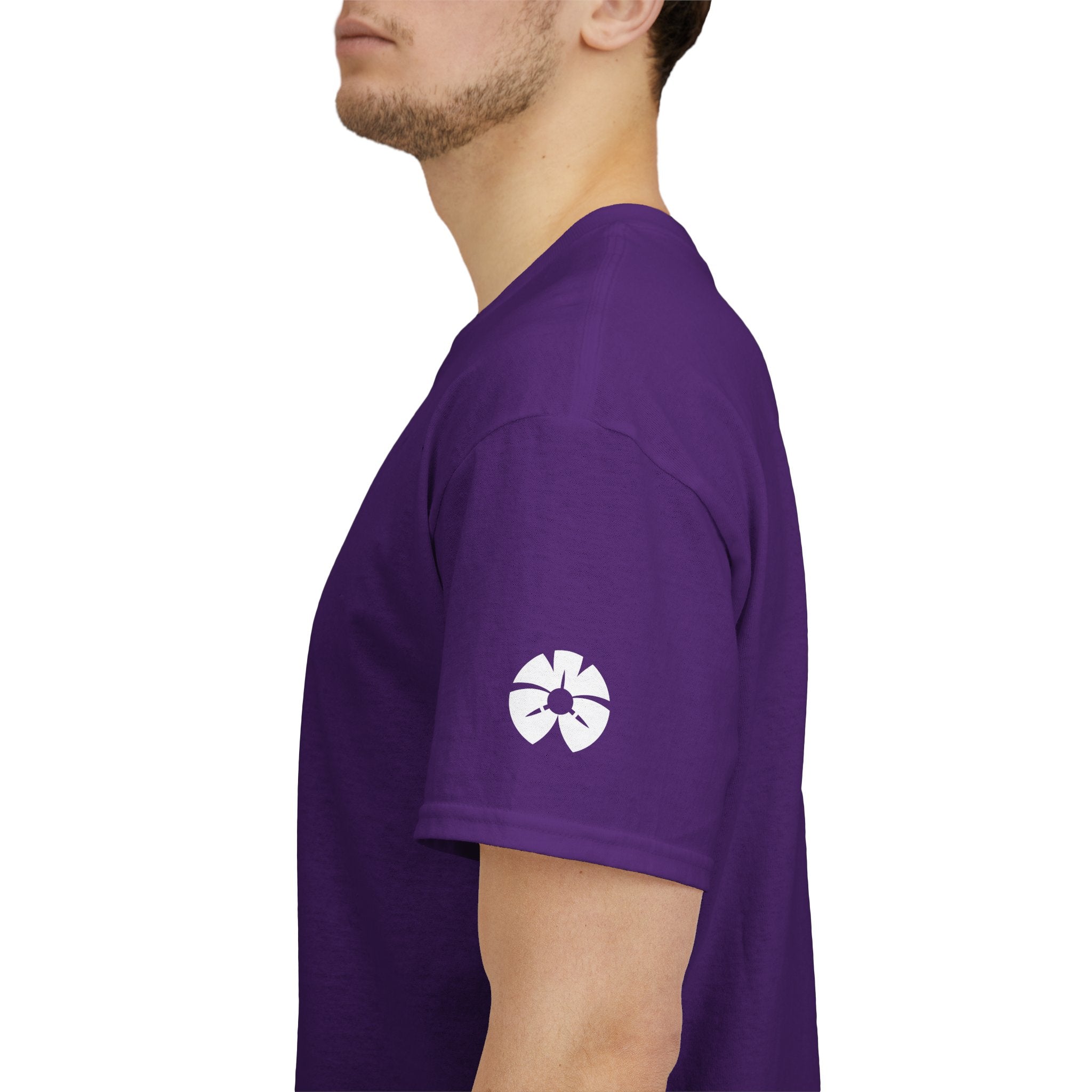 AWA Circle Logo Tee — Bold Black Graphic T‑Shirt with 'AWA' Emblem