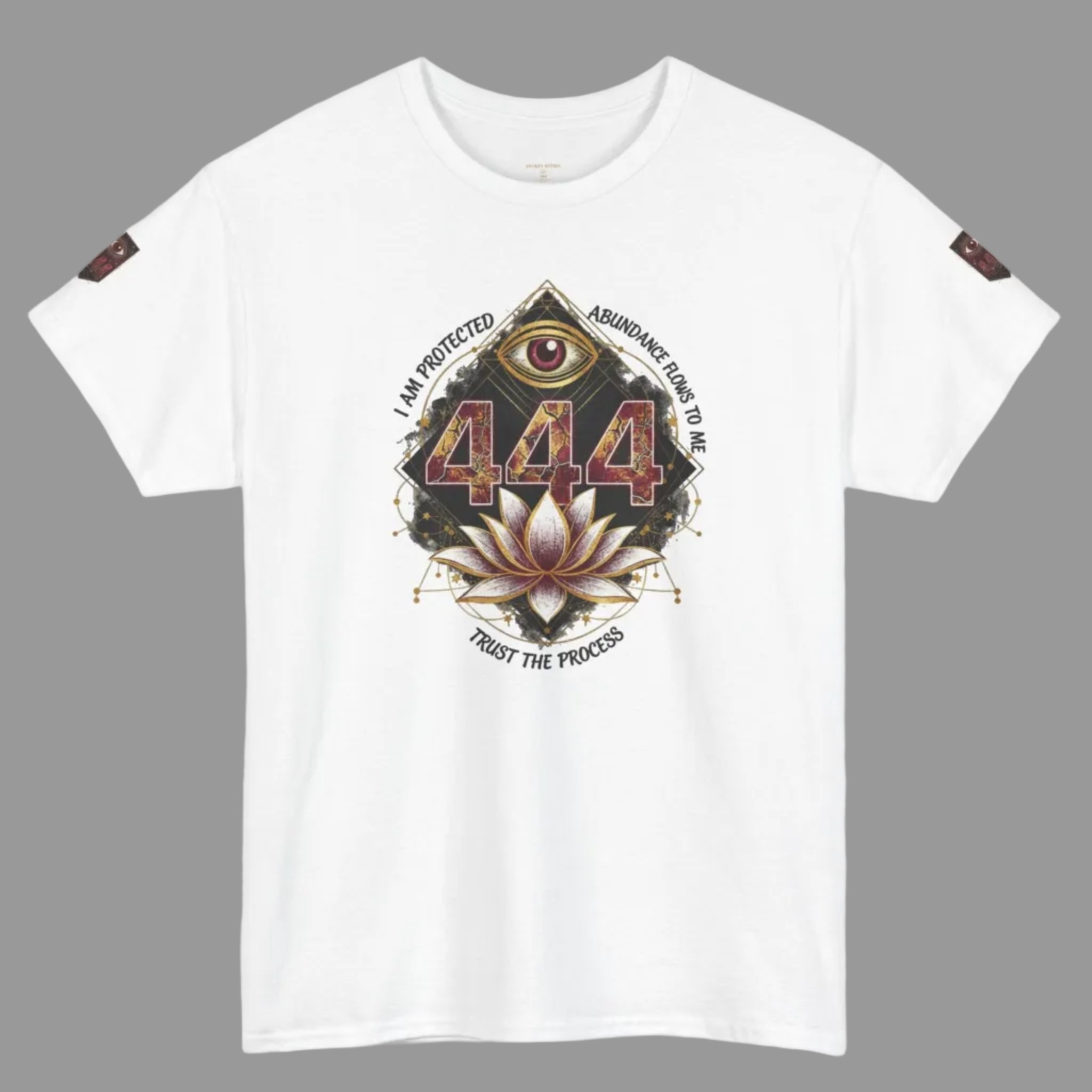Spade Lotus 444 T-Shirt – Spiritual Eye Graphic Tee | Awaken Within Apparel