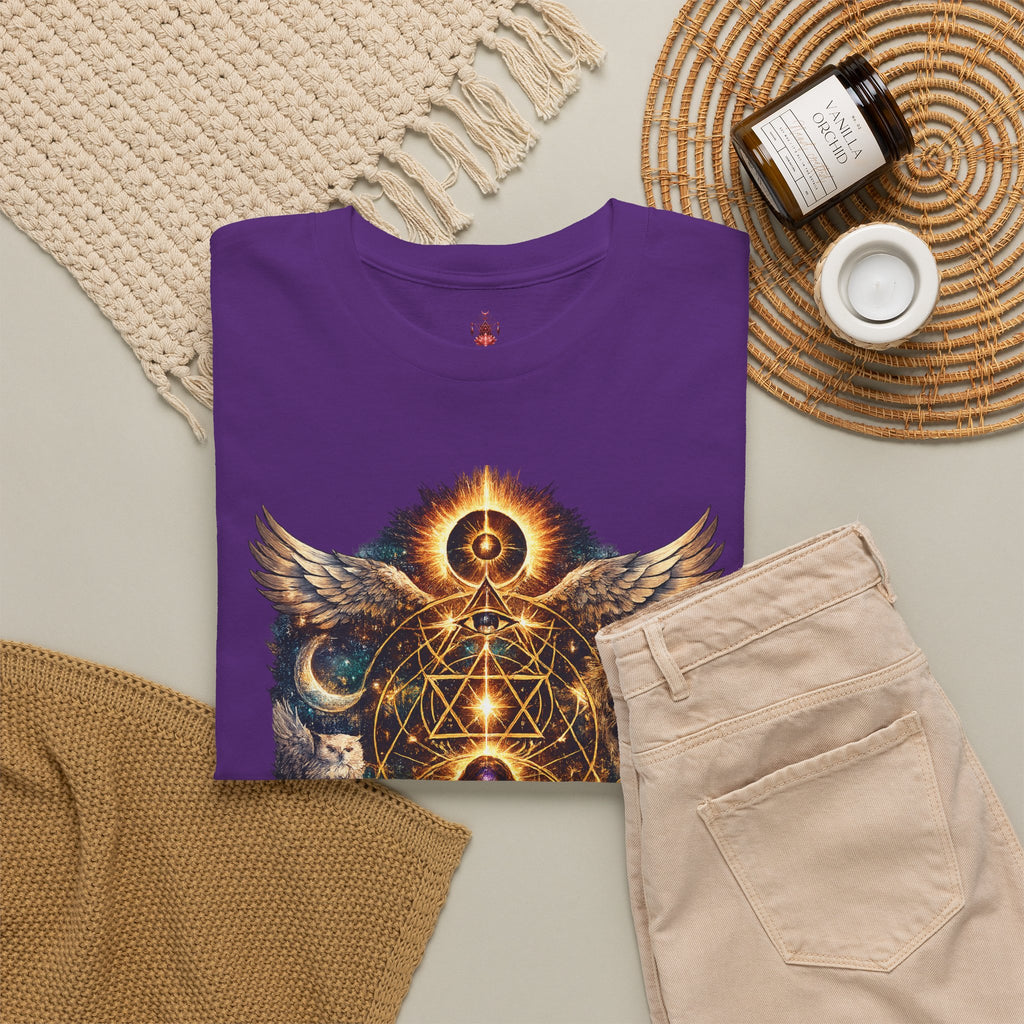 'Anchored, Protected, Guided' Sacred Geometry T-Shirt