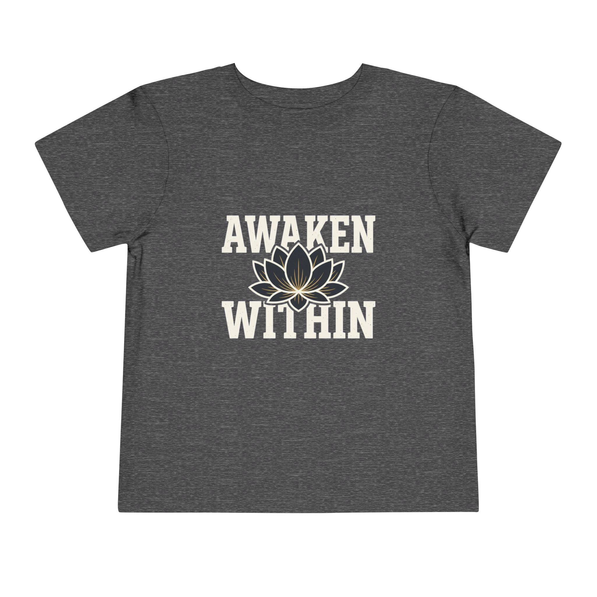 Awaken Within Lotus Toddler Tee "It's a New Day" Inspirational Kids Shirt