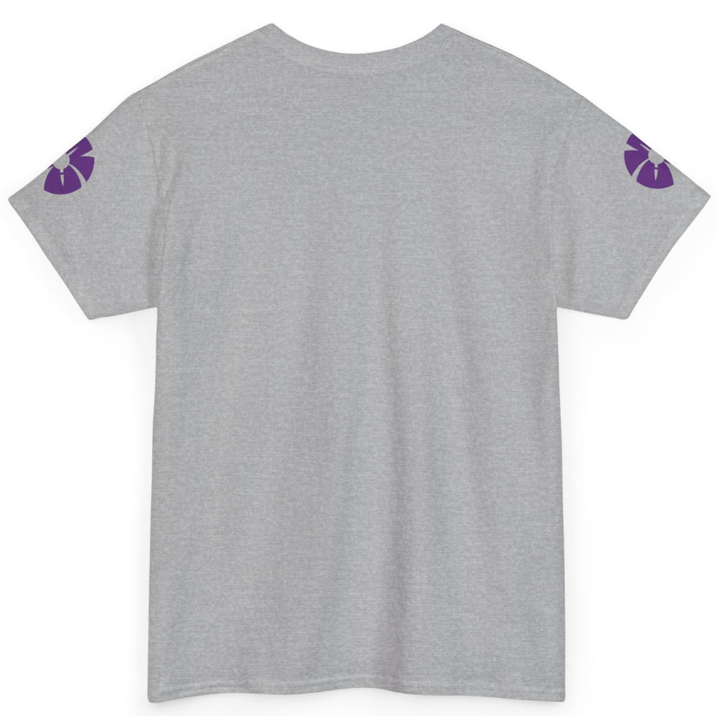 AWA Evolution Logo Purple Retro Space Graphic Tee