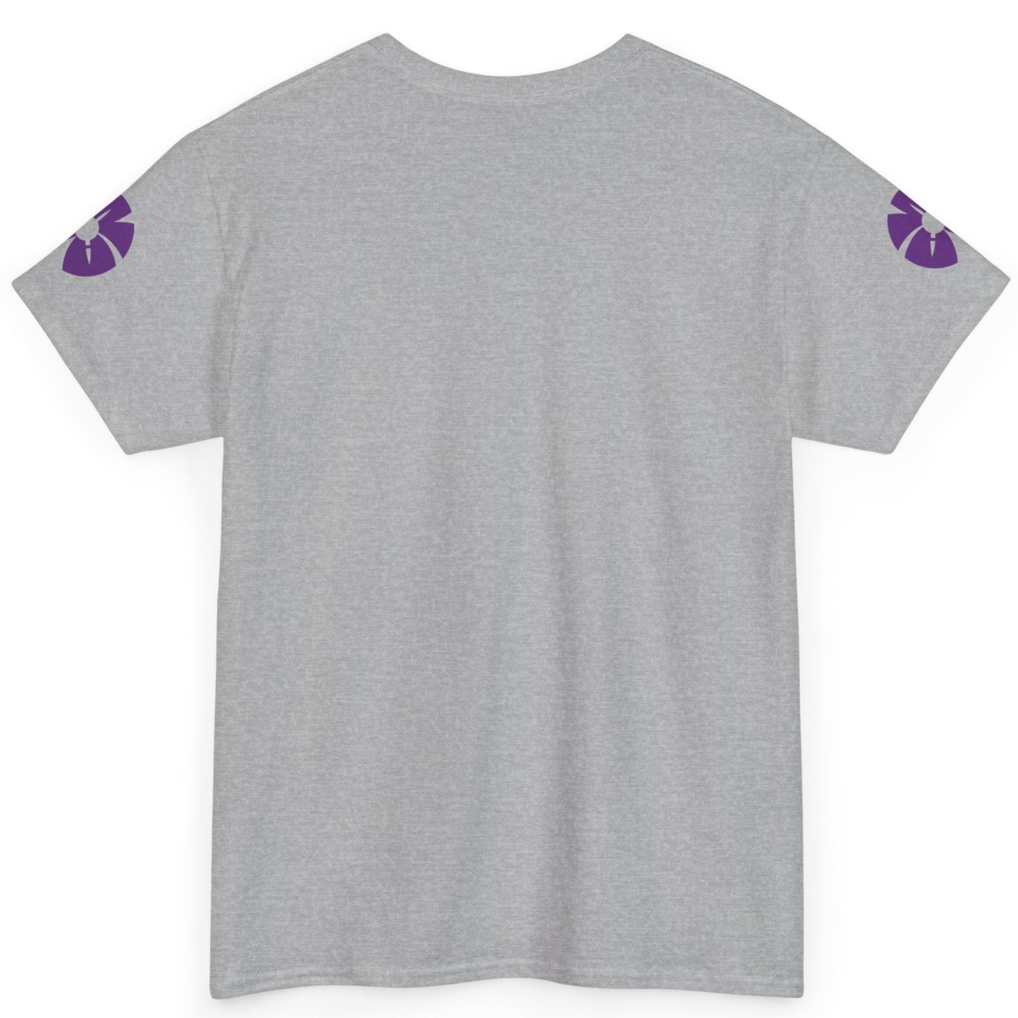AWA Evolution Logo Purple Retro Space Graphic Tee