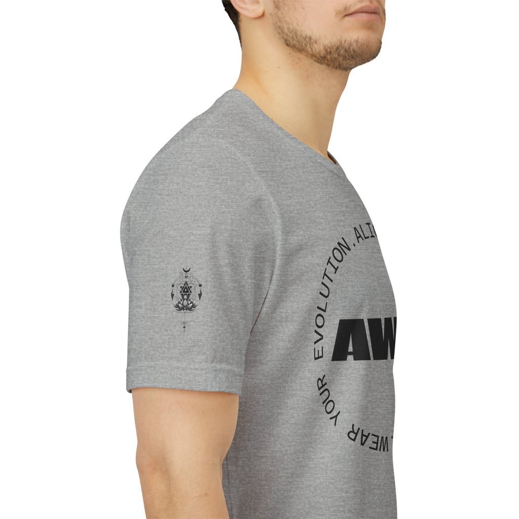 AWA Circle Logo Tee — Minimalist Brand Graphic T-Shirt
