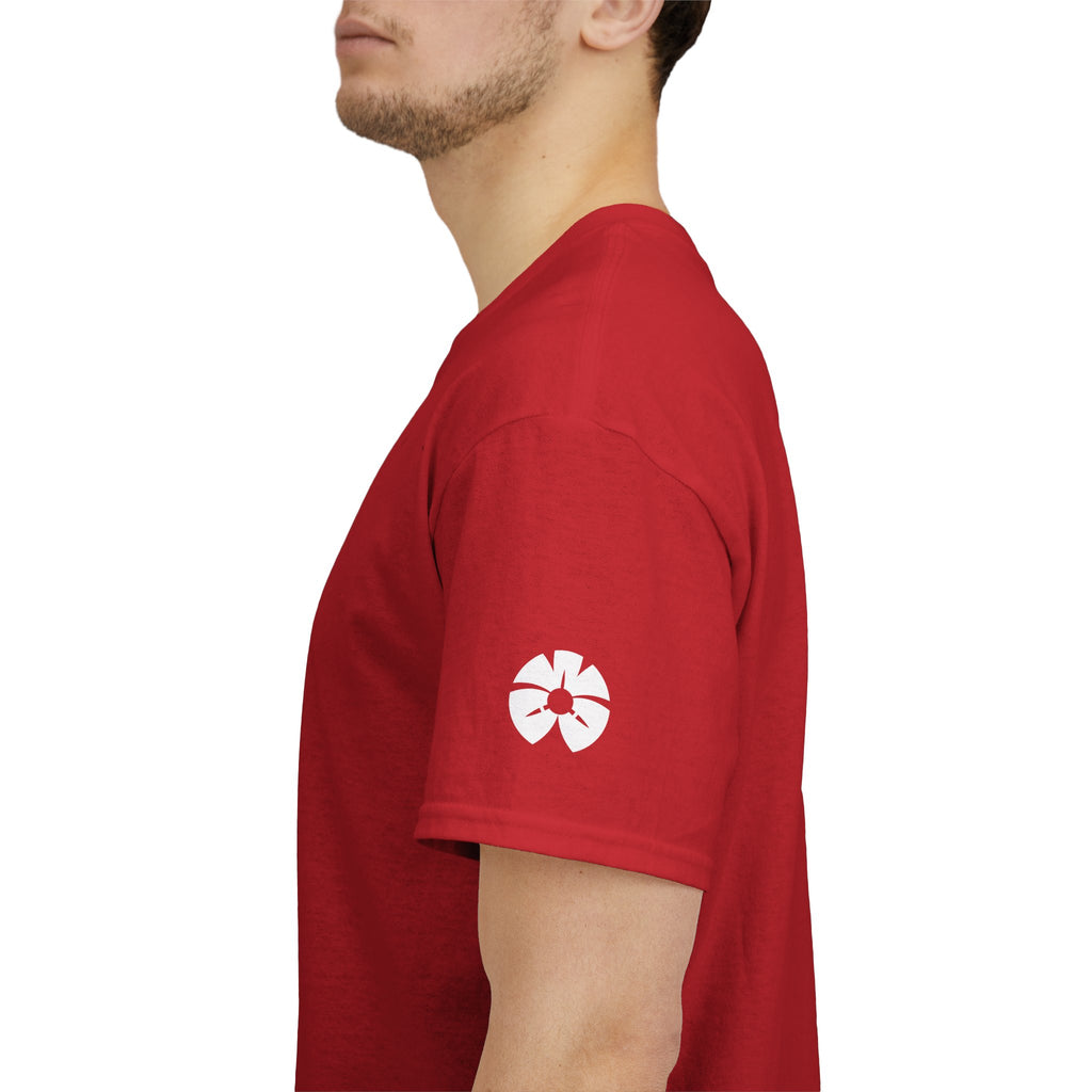 AWA Circle Logo Tee — Bold Black Graphic T‑Shirt with 'AWA' Emblem