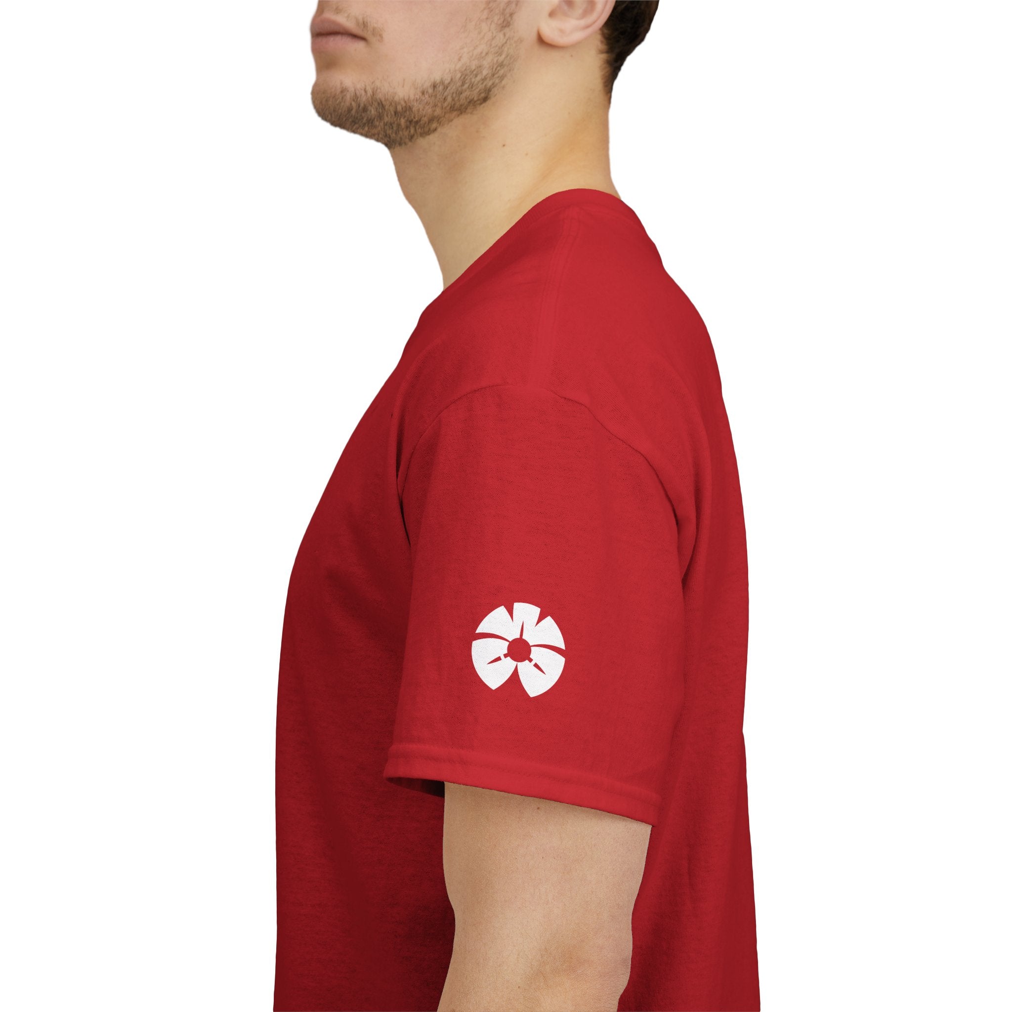 AWA Circle Logo Tee — Bold Black Graphic T‑Shirt with 'AWA' Emblem