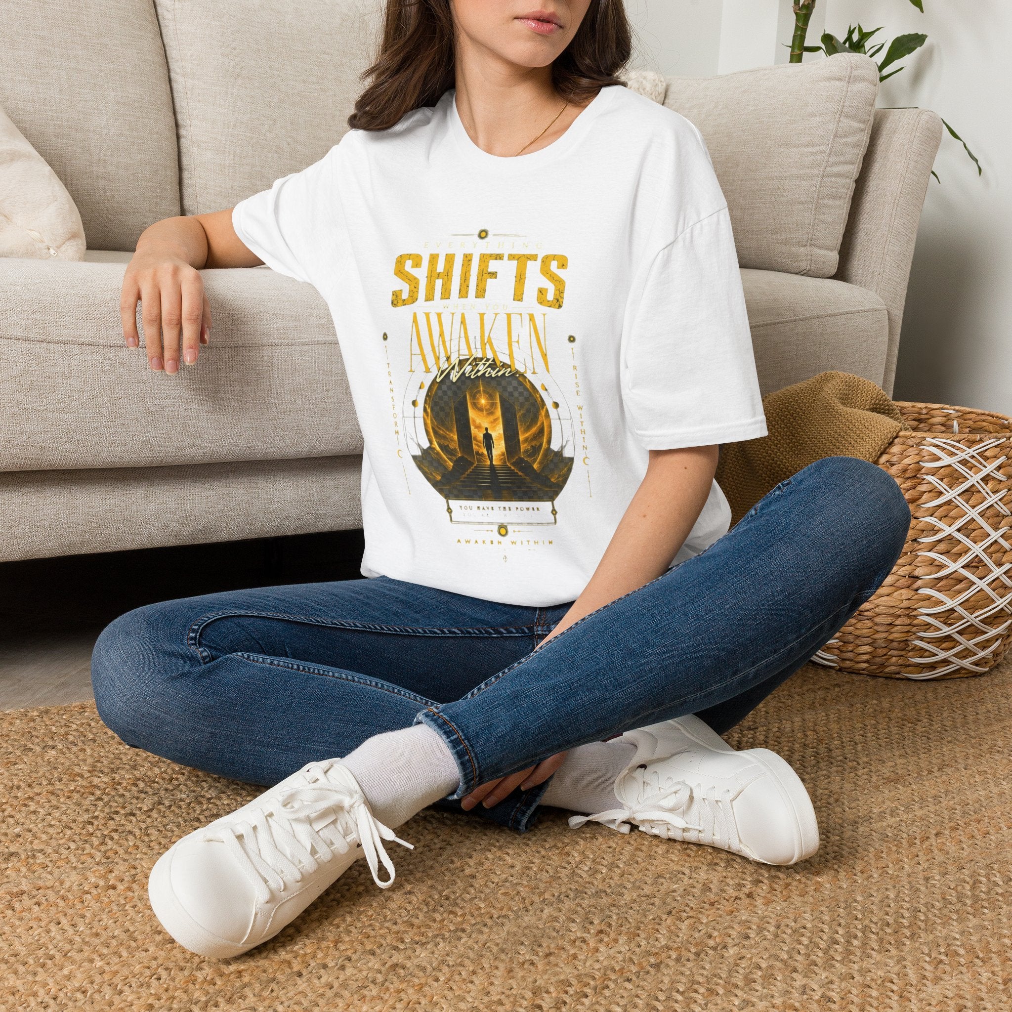 Shifts Awaken T-Shirt — Spiritual Awakening Graphic Tee - Awaken Within Apparel