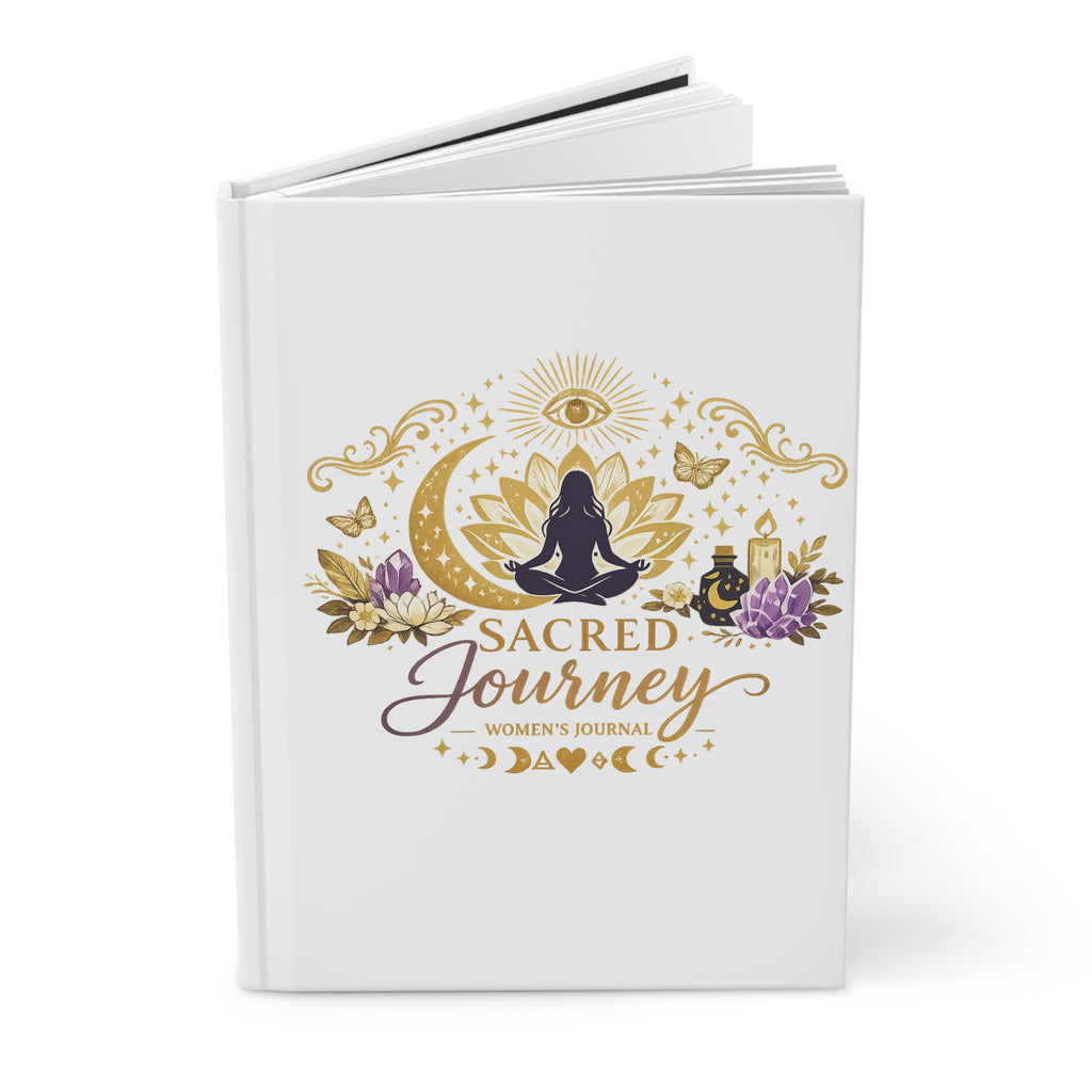 Sacred Journey Hardcover Journal — Women's Spiritual Guided Notebook (Awaken Within)