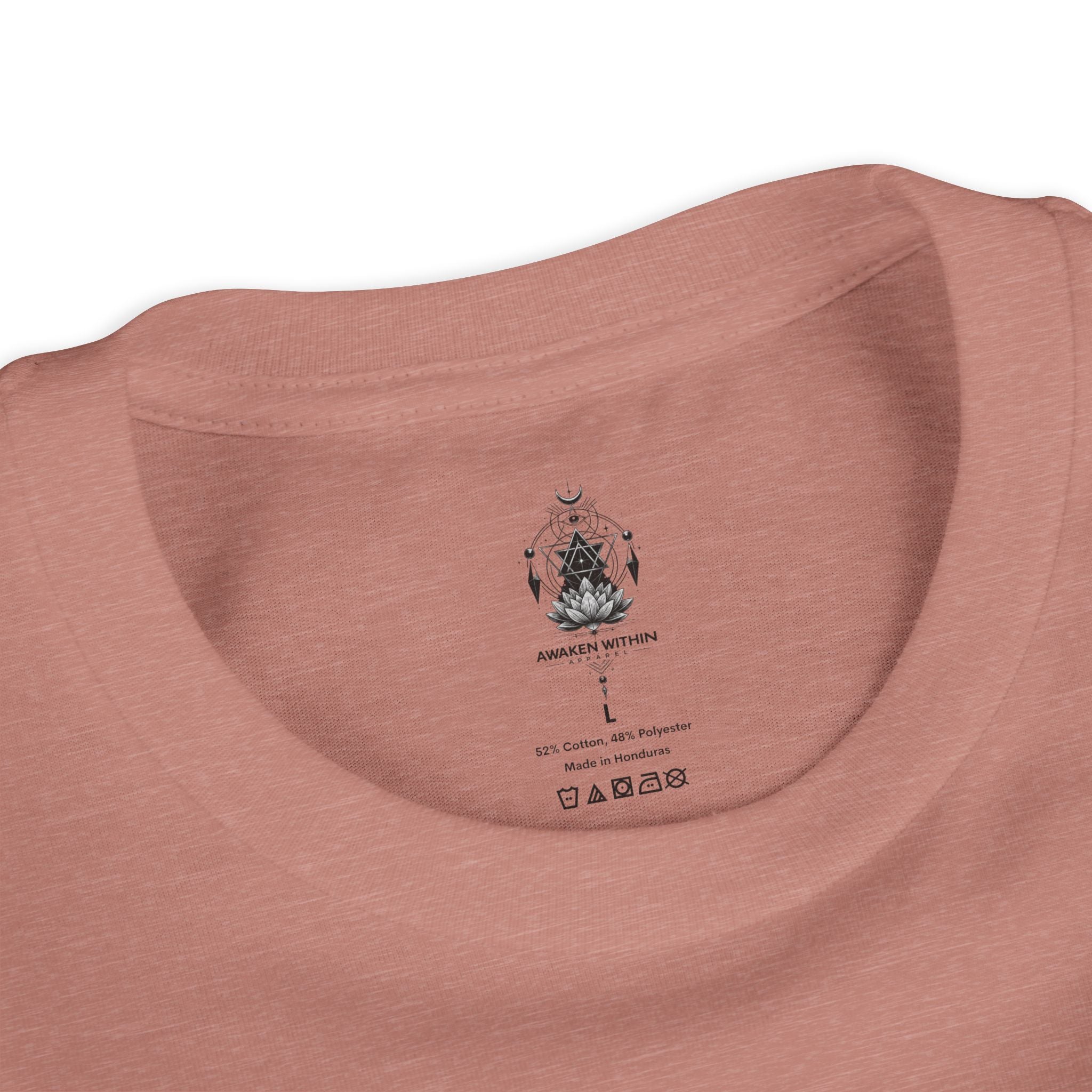Youth Tee — "Awaken Within" Lotus Front & "It's a New Day" Back Inspirational Shirt