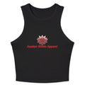 Lotus Racer Crop Tank – Women's Spiritual Yoga Top | Awaken Within Apparel