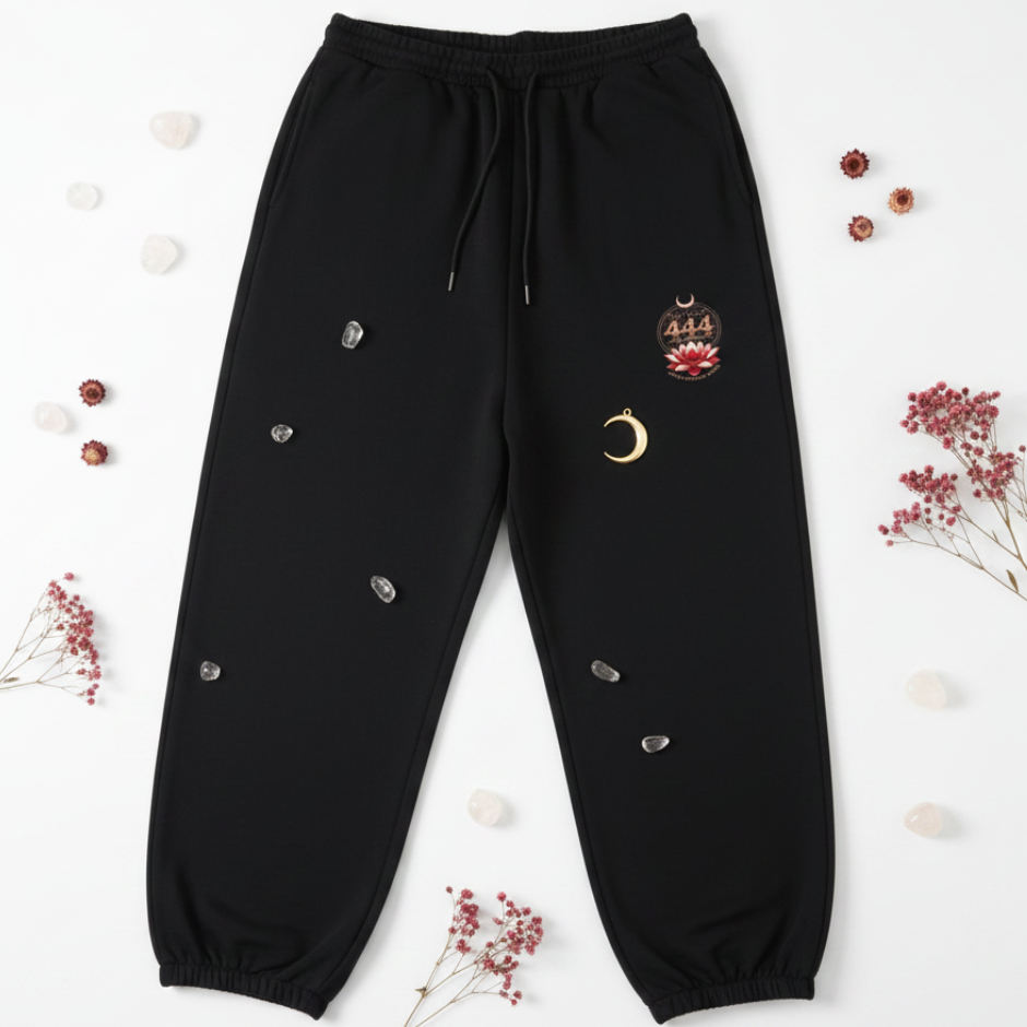 444 Joggers Light Flat Lay