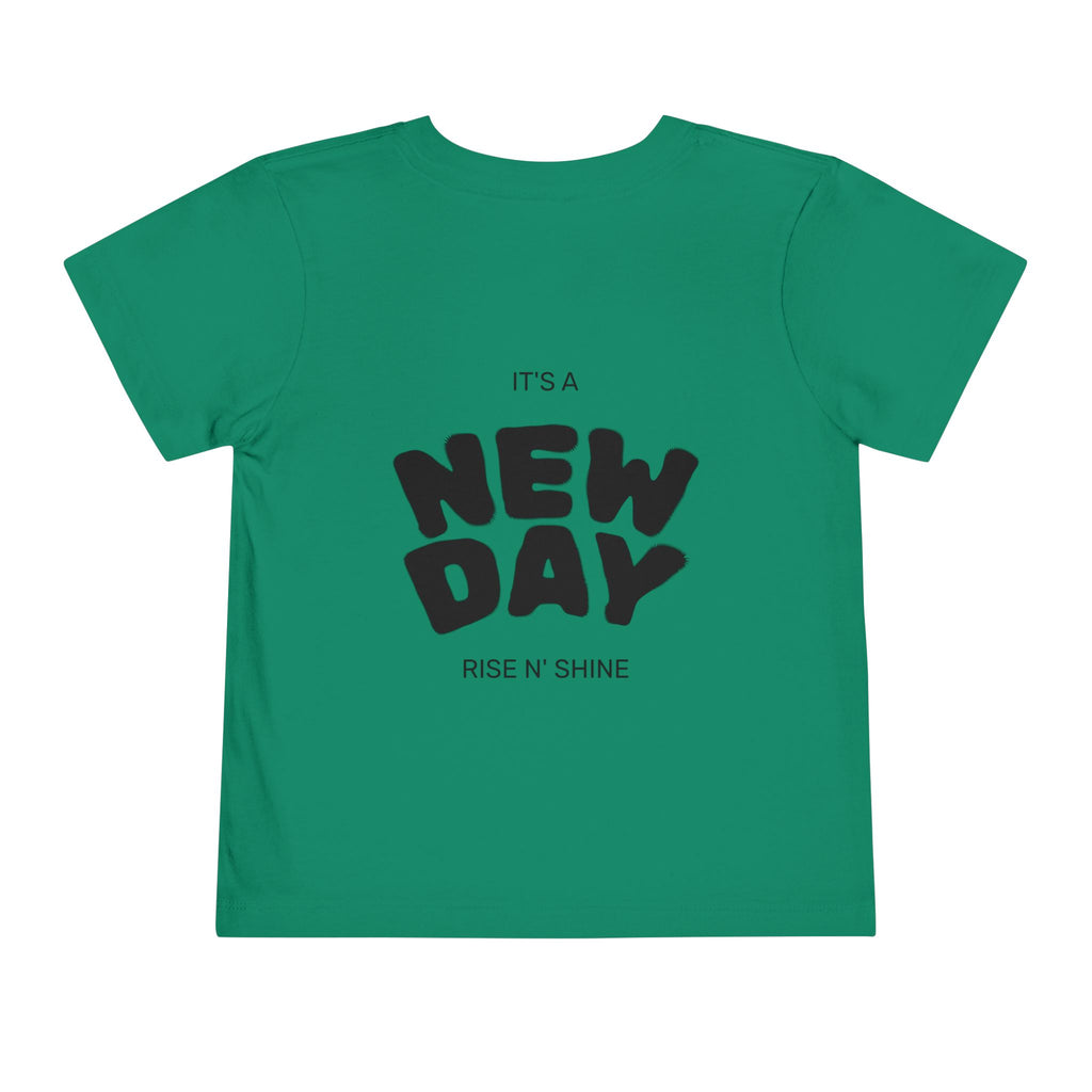 Awaken Within Lotus Toddler Tee — "It's a New Day" Inspirational Kids Shirt