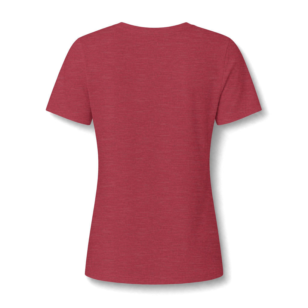 AWA Floral Crest V-Neck Tee