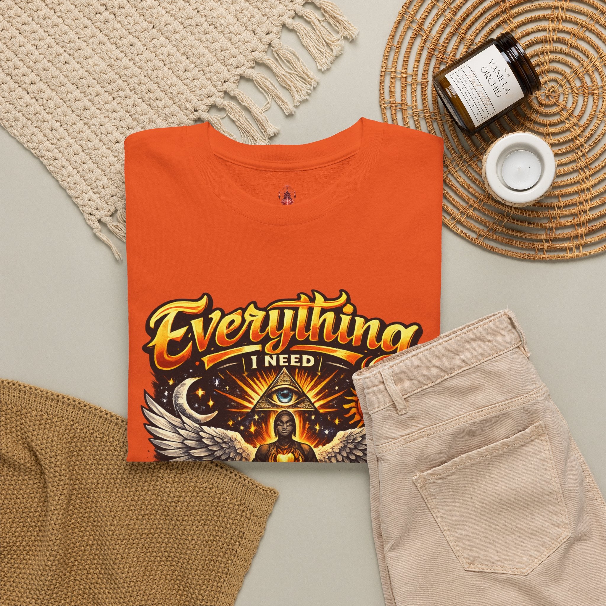 Everything I Need Already Lives Within Me Tee – Inspirational Eagle Graphic T-Shirt - Awaken Within Apparel