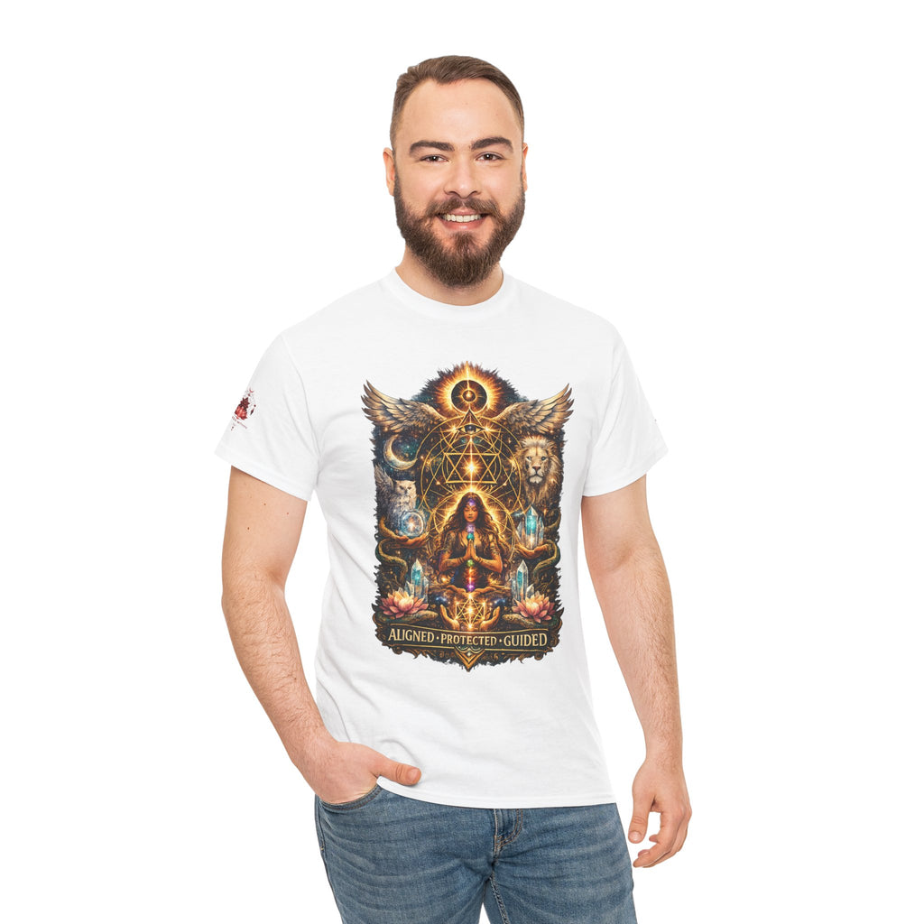 'Anchored, Protected, Guided' Sacred Geometry T-Shirt