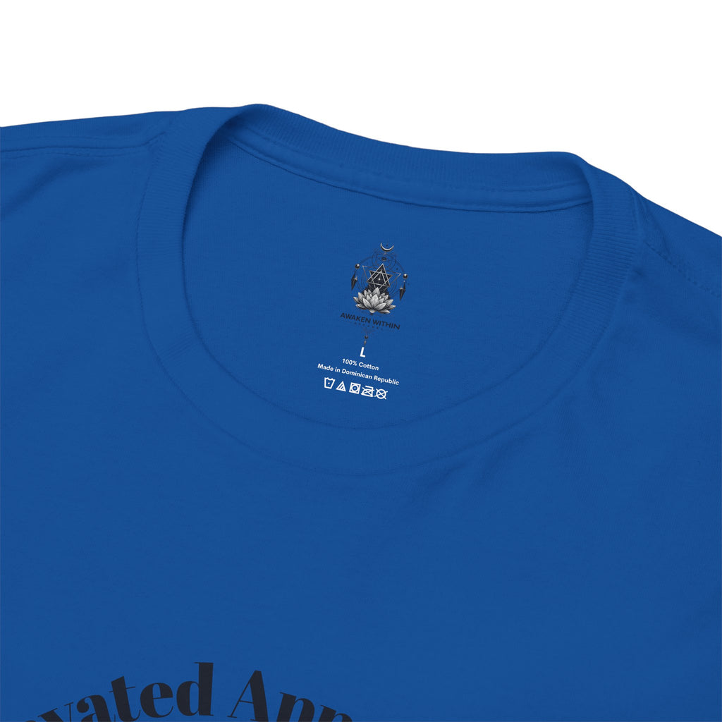 Lotus Moon Tee — "Elevated Minds" Spiritual Graphic T-Shirt - Awaken Within Apparel