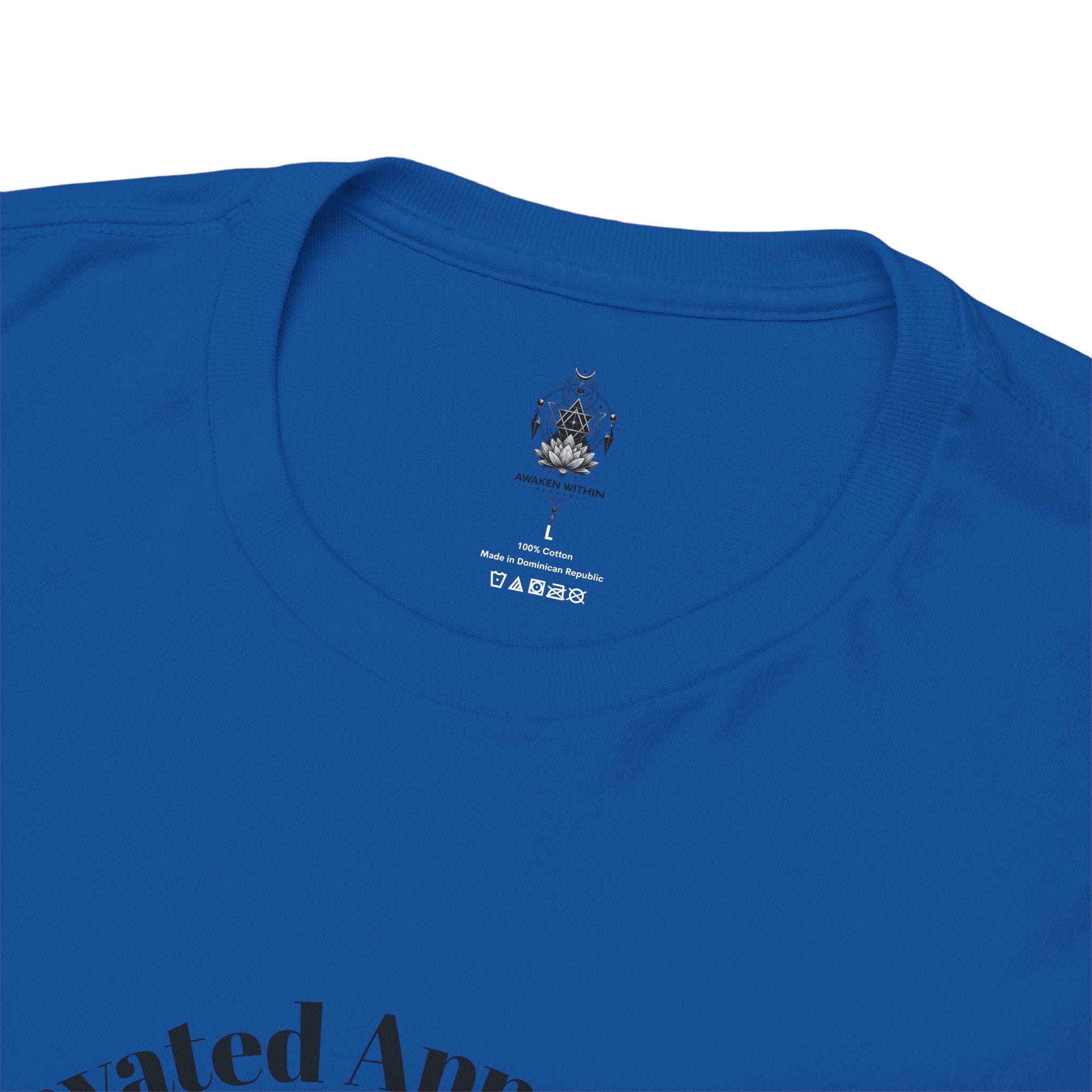 Lotus Moon Tee — "Elevated Minds" Spiritual Graphic T-Shirt - Awaken Within Apparel