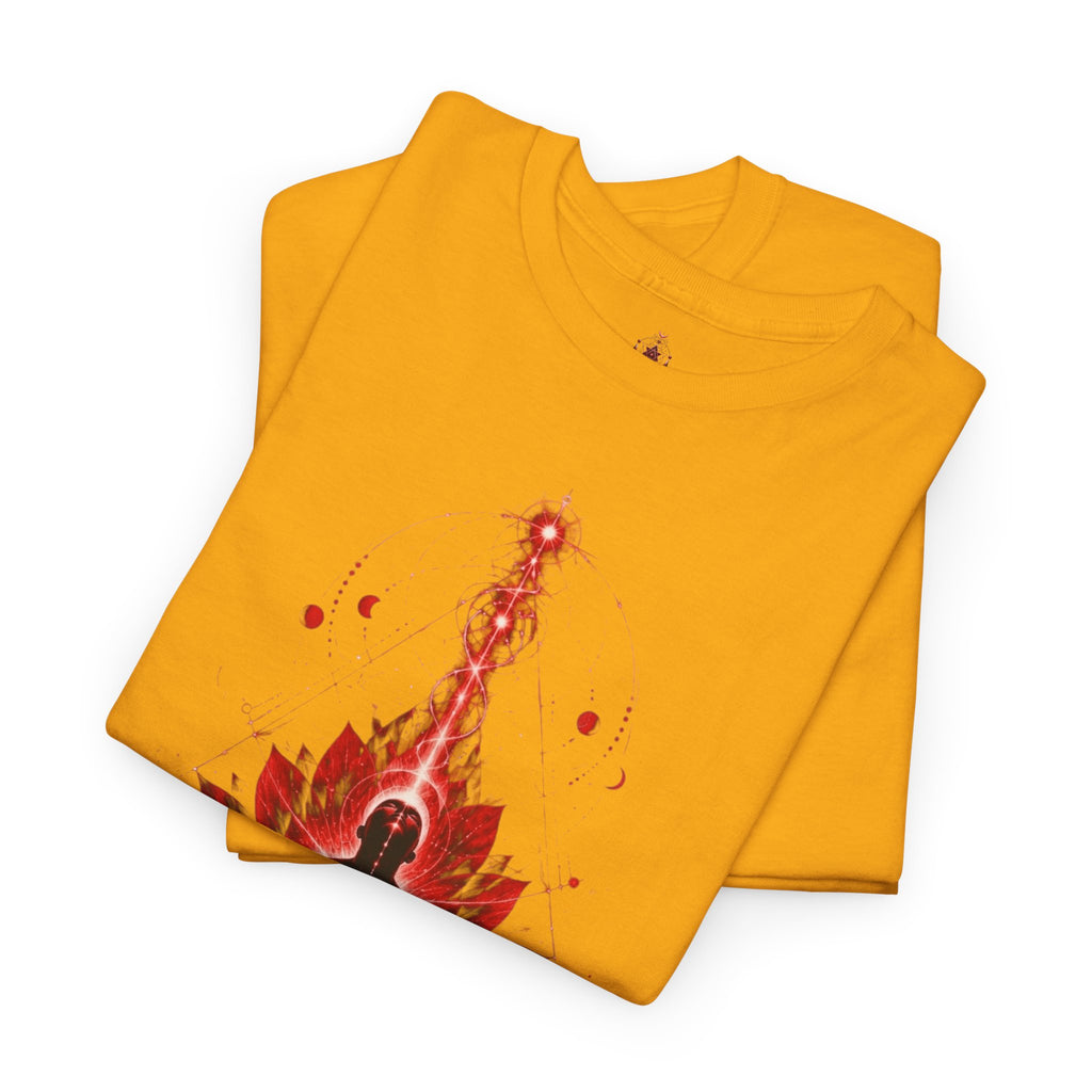 Awaken Meditation T-Shirt — Red Lotus Spiritual Tee - Awaken Within Apparel