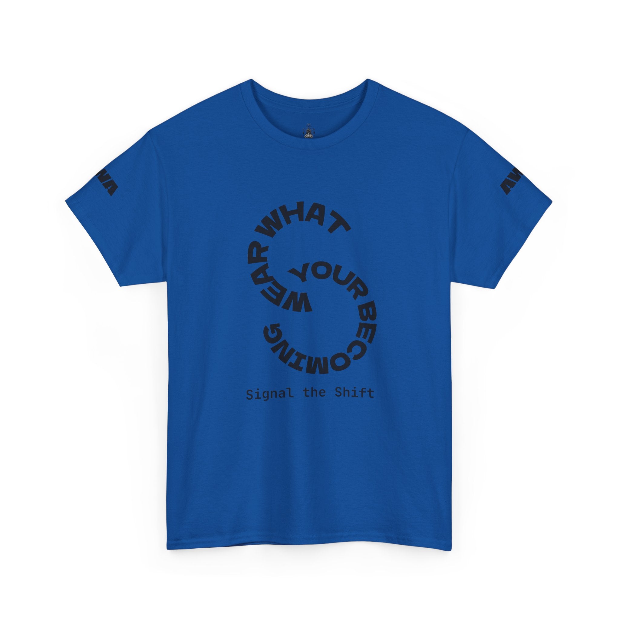 Circular "Wear What You're Becoming" Graphic Tee Minimal Inspirational T-Shirt