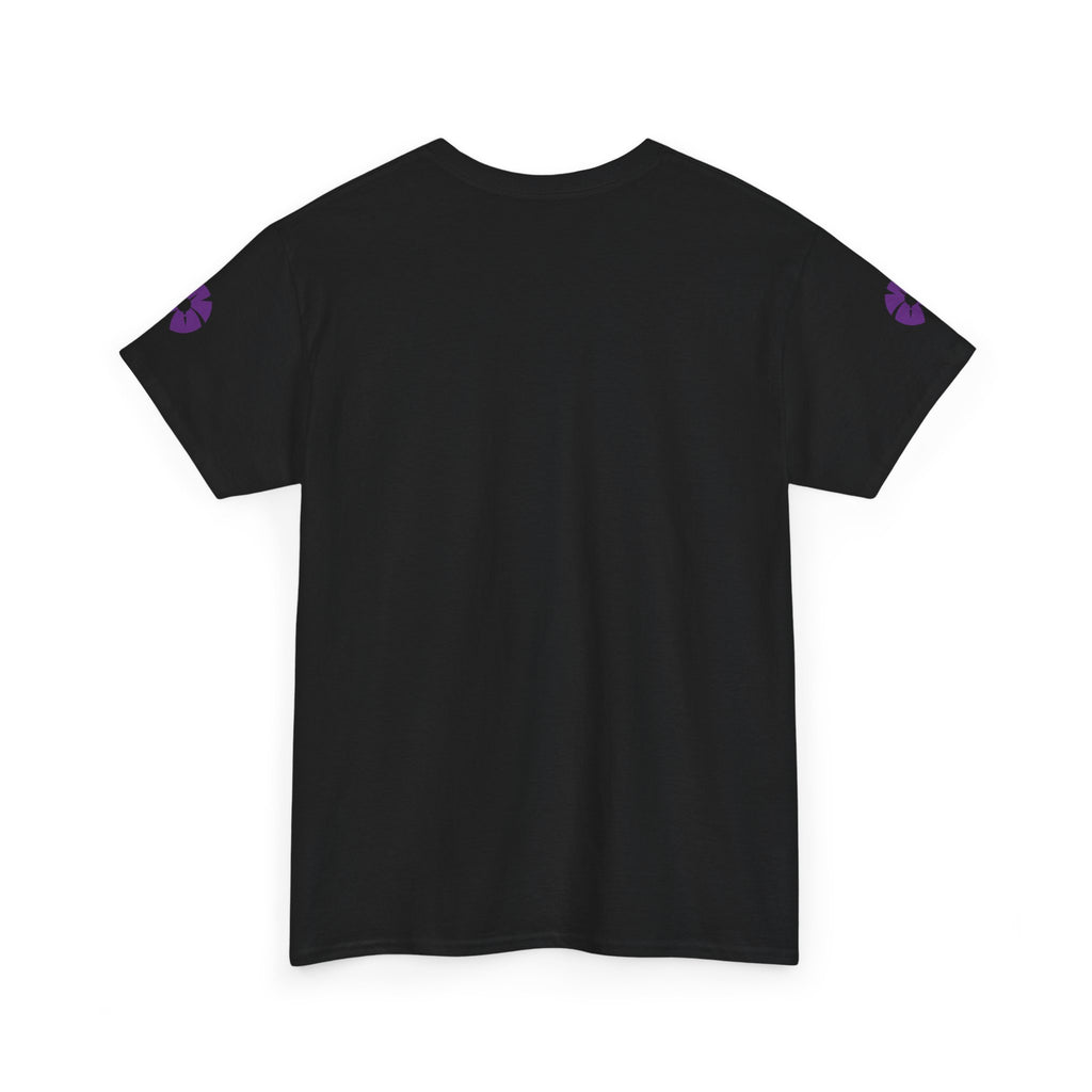 AWA Evolution Logo Purple Retro Space Graphic Tee