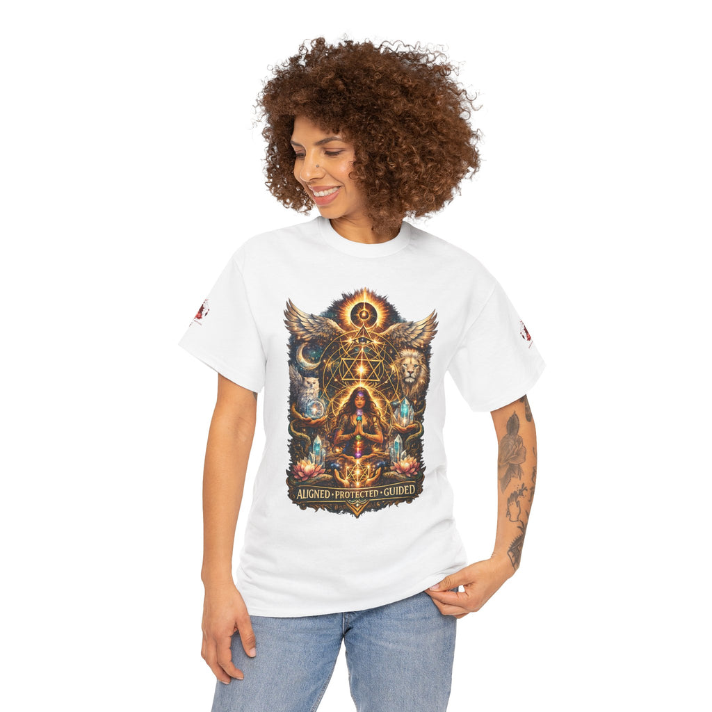 'Anchored, Protected, Guided' Sacred Geometry T-Shirt