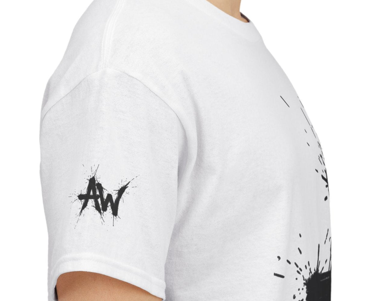AW Splatter Graphic Tee — Streetwear Logo T-Shirt