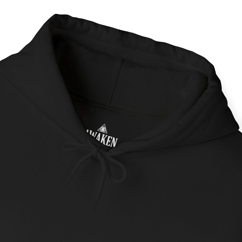 AW Script Wordmark Hoodie — Awaken Within Graphic Pullover Sweatshirt