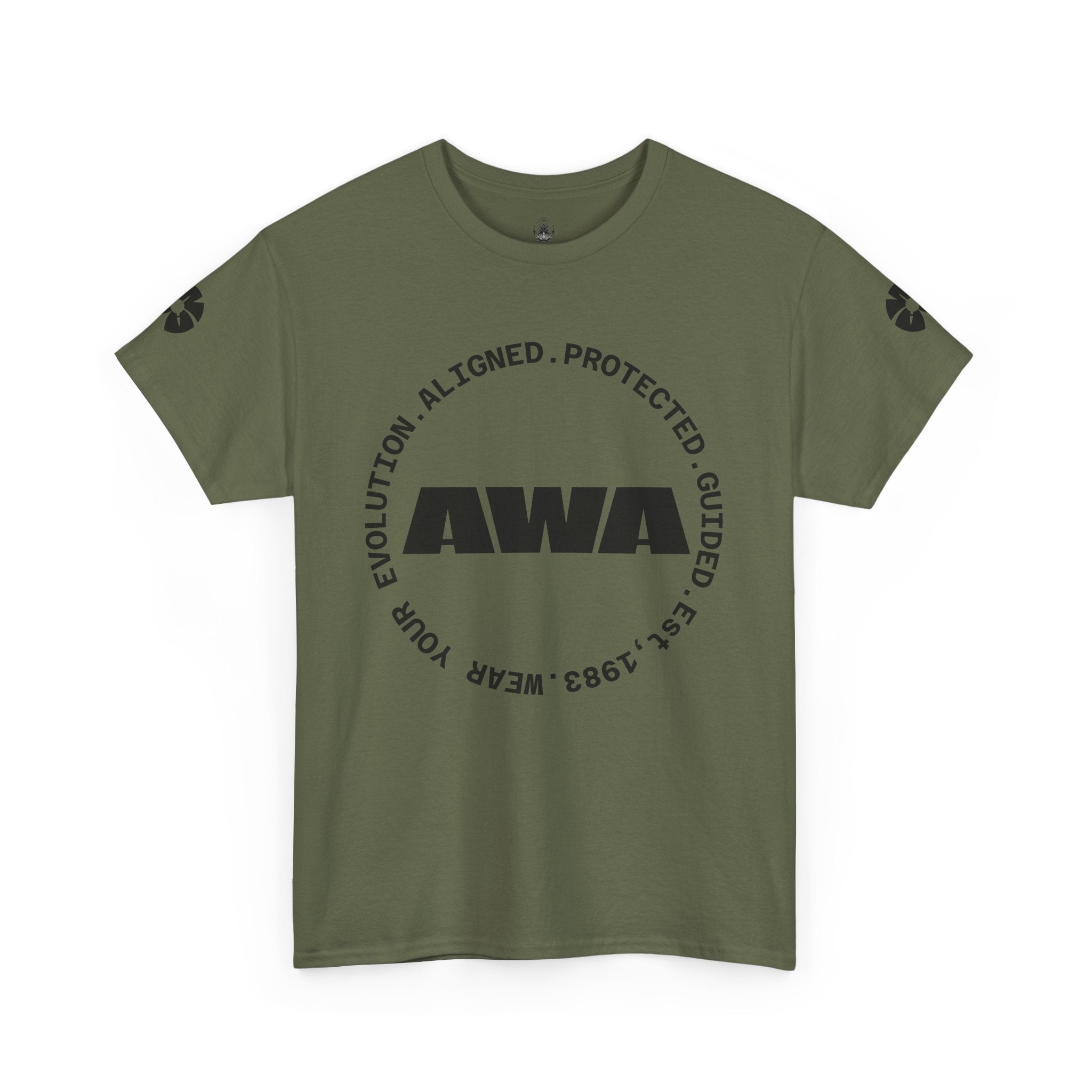 AWA Logo Tee — Minimalist Graphic Cotton T-Shirt - Awaken Within Apparel