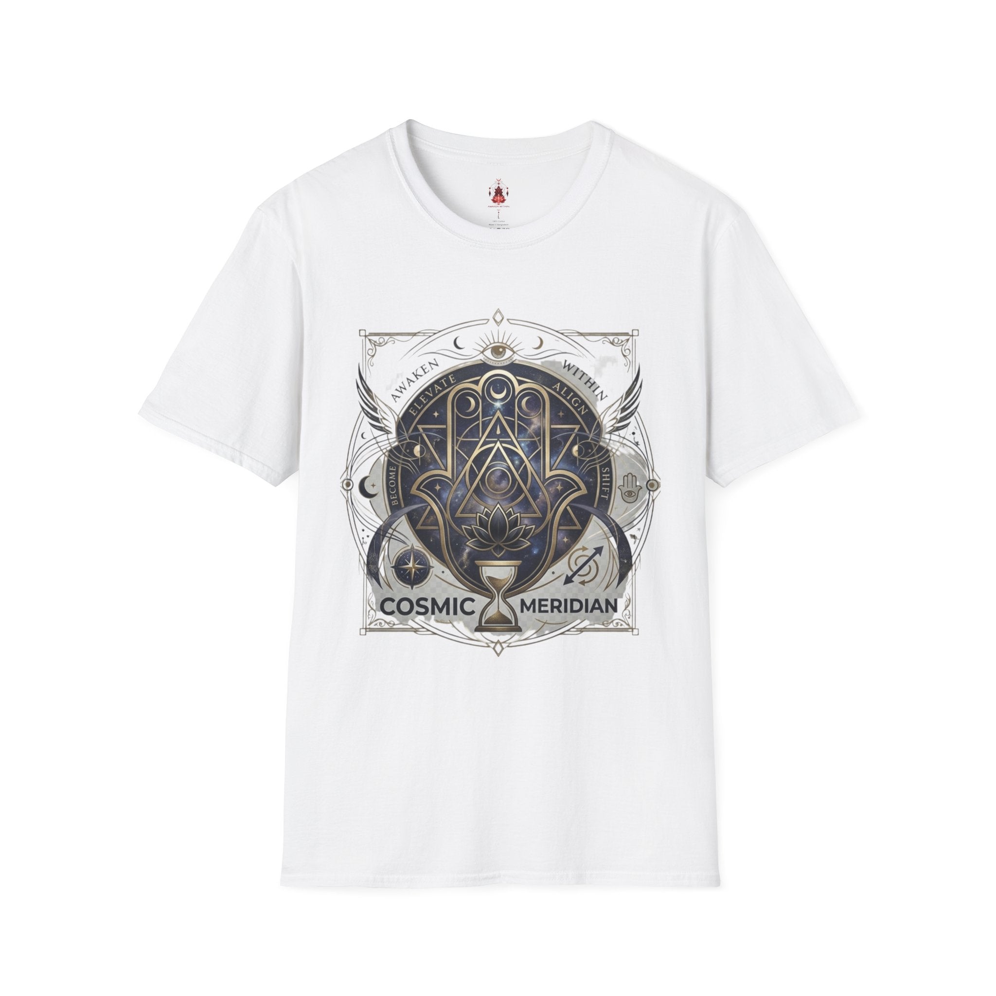 Cosmic Meridian Spiritual Graphic T-Shirt