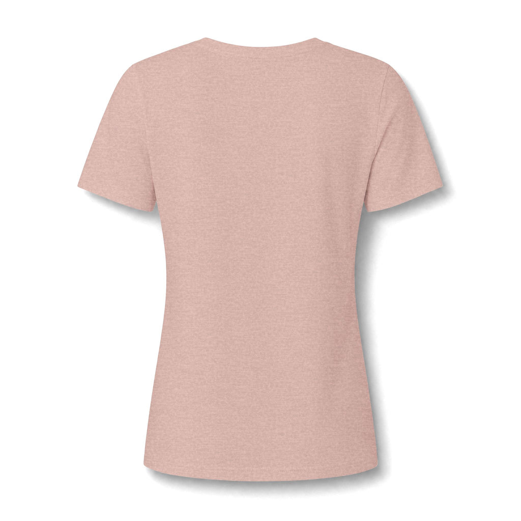 AWA Floral Crest V-Neck Tee