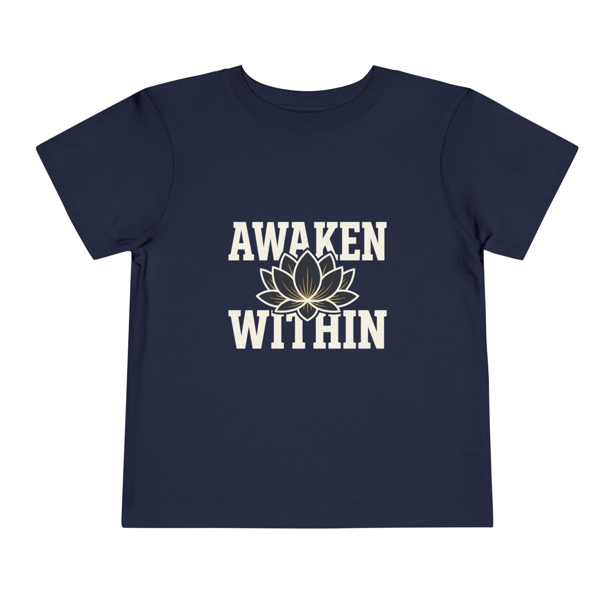 Awaken Within Lotus Toddler Tee "It's a New Day" Inspirational Kids Shirt