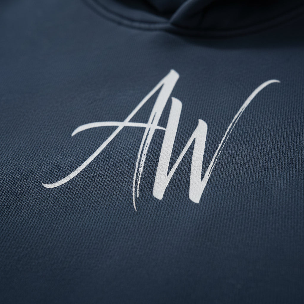 AW Signature Washed Fleece Crop Hoodie